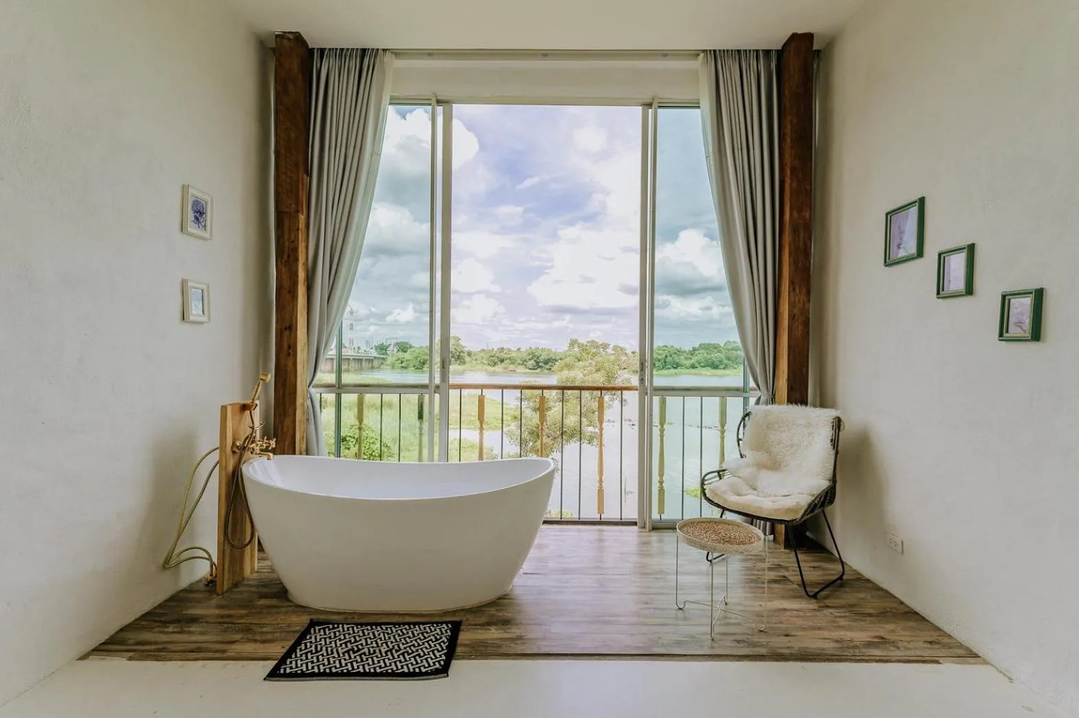 River view in White Wall Riverfront Hotel