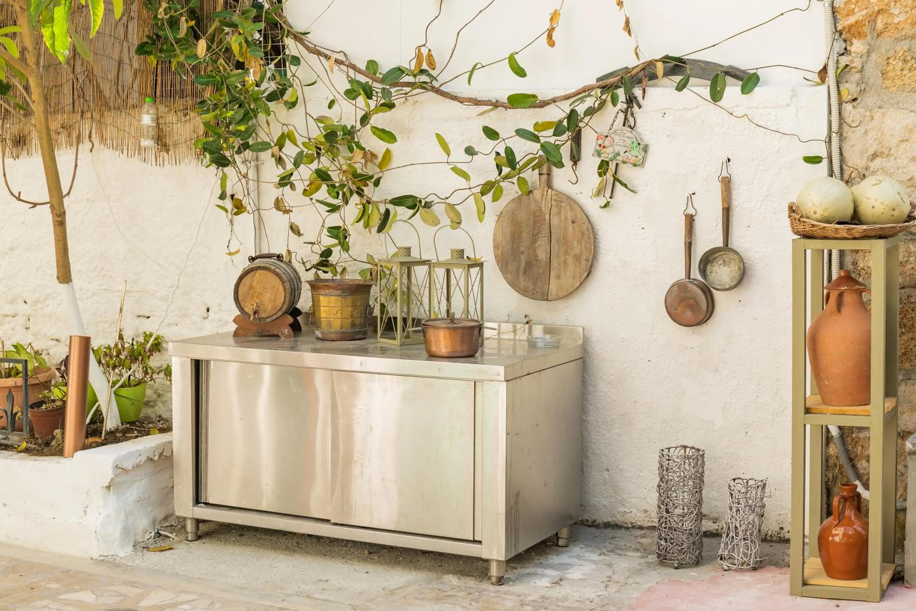 Kitchen or kitchenette in Lefka Hotel & Apartments