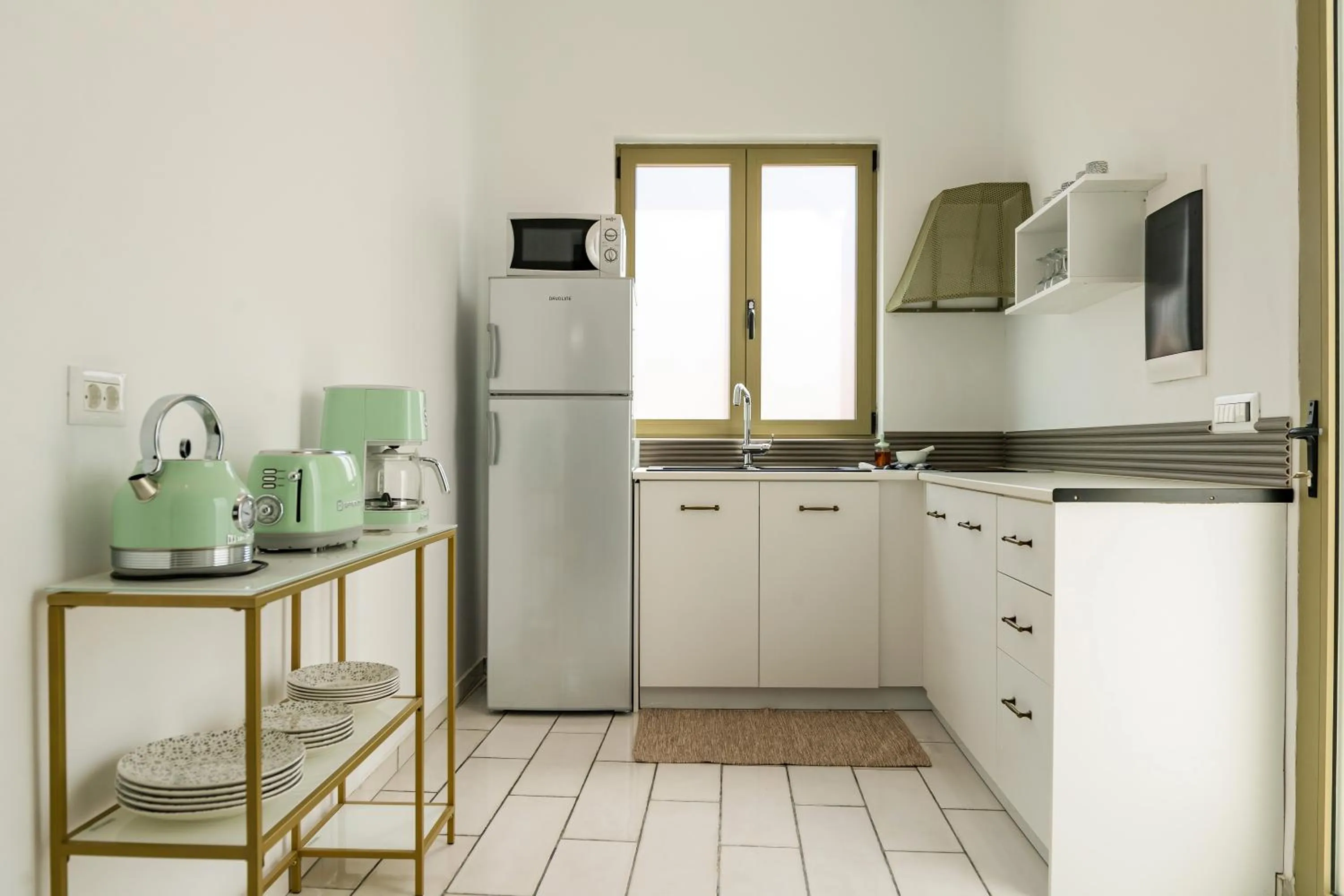 Kitchen or kitchenette in Lefka Hotel & Apartments