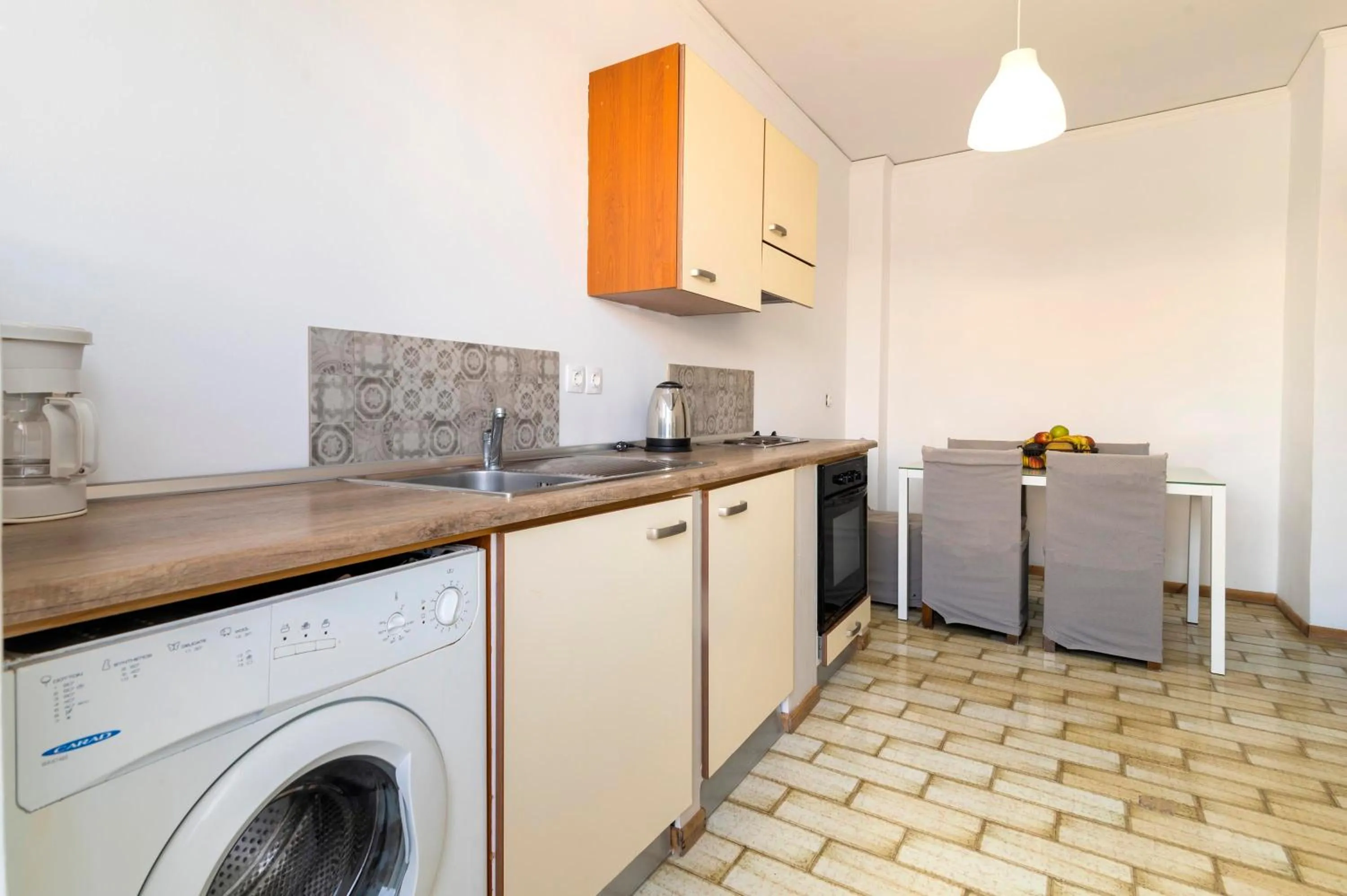 Kitchen or kitchenette in Lefka Hotel & Apartments