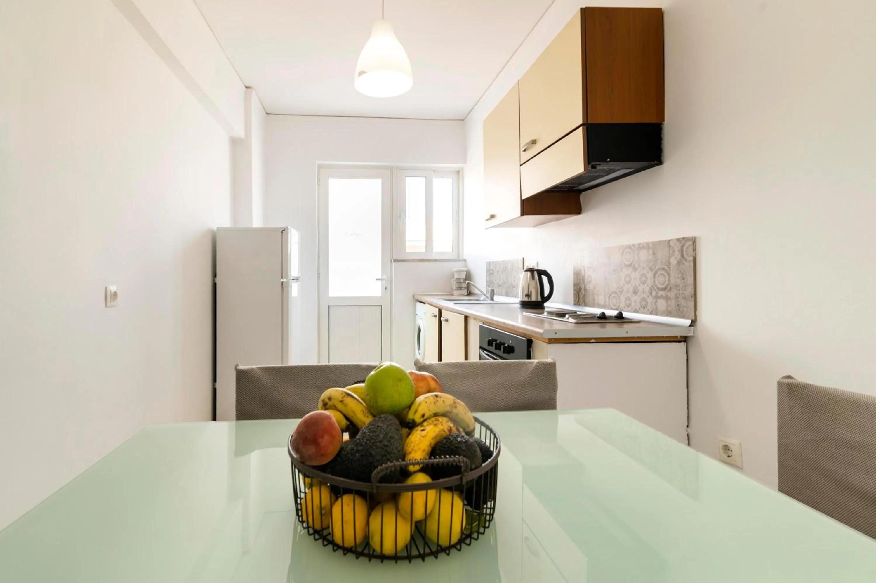 Kitchen or kitchenette in Lefka Hotel & Apartments