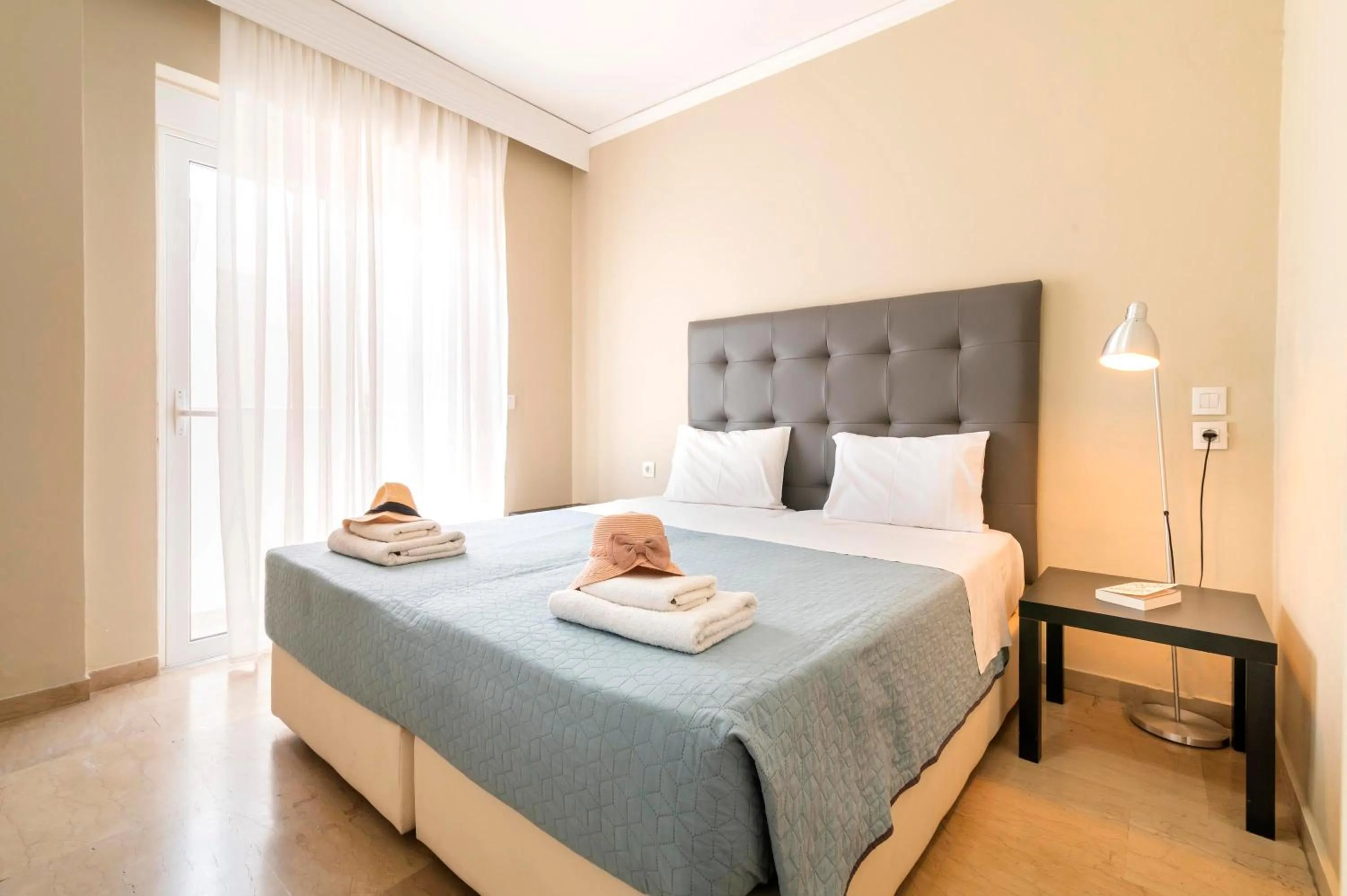 Bed in Lefka Hotel & Apartments
