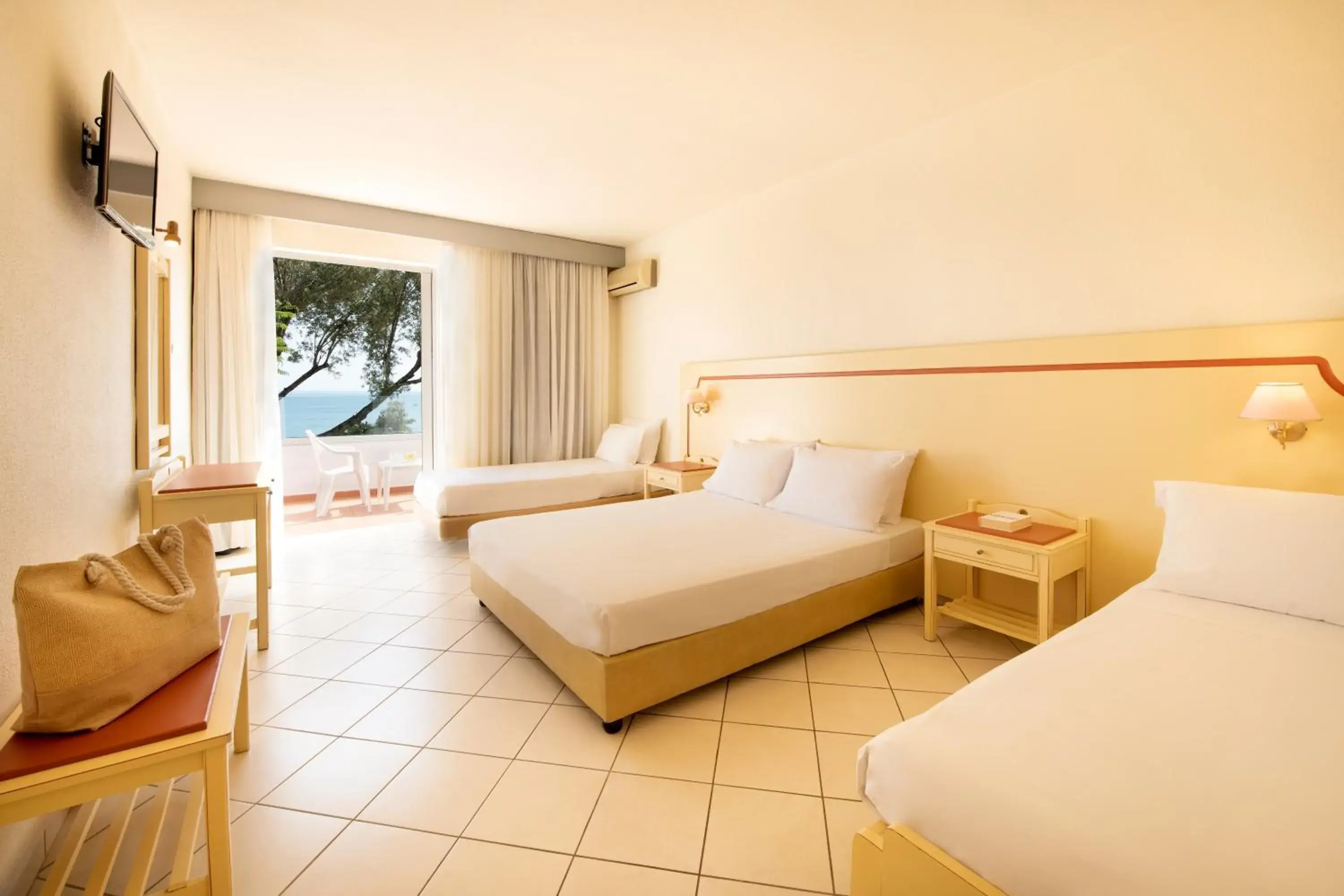 Quadruple Room with Garden View in Mitsis Bali Paradise Quadruple Room with Garden View in Mitsis Bali Paradise