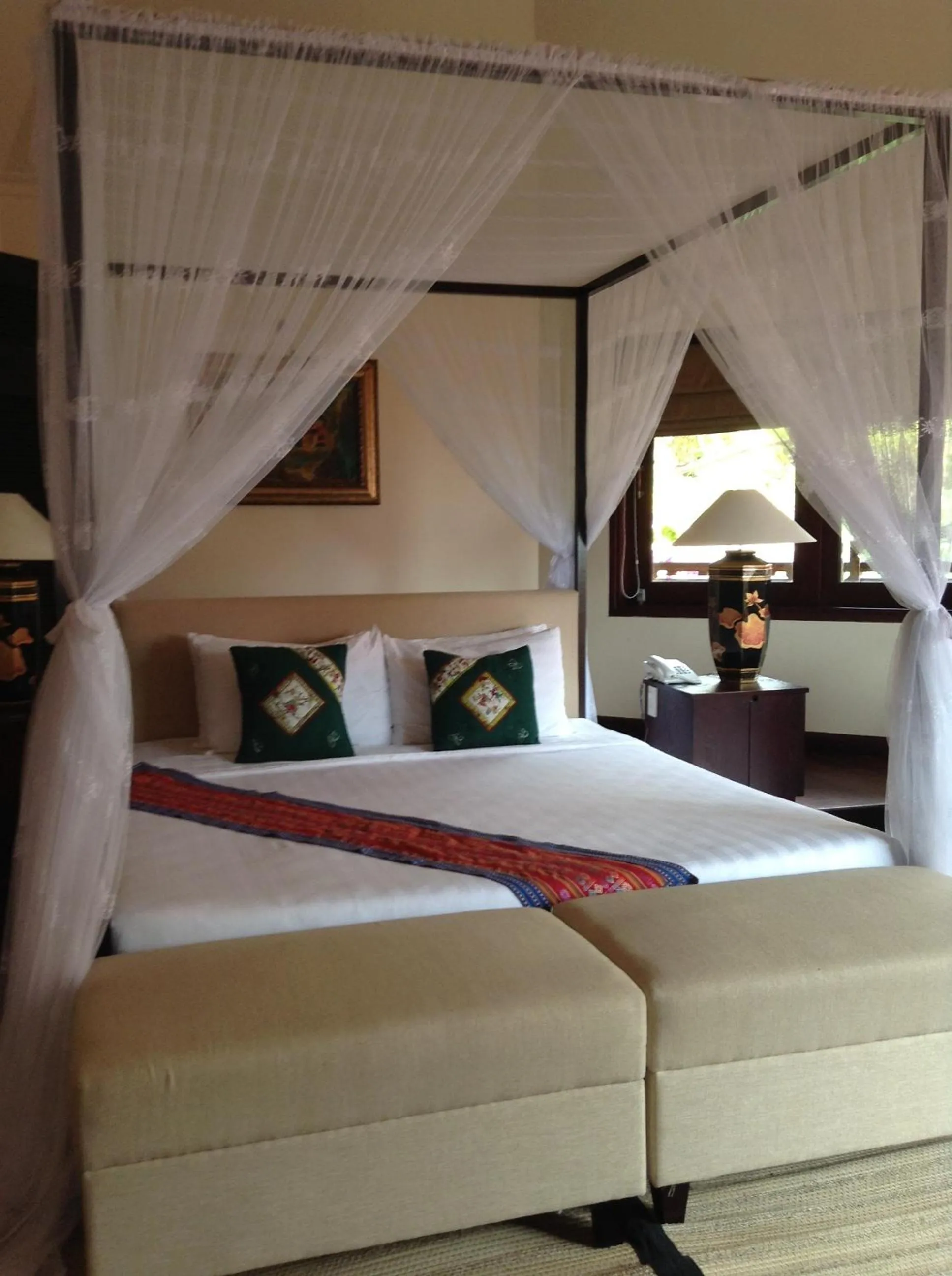 Bed in Poshanu Boutique Resort