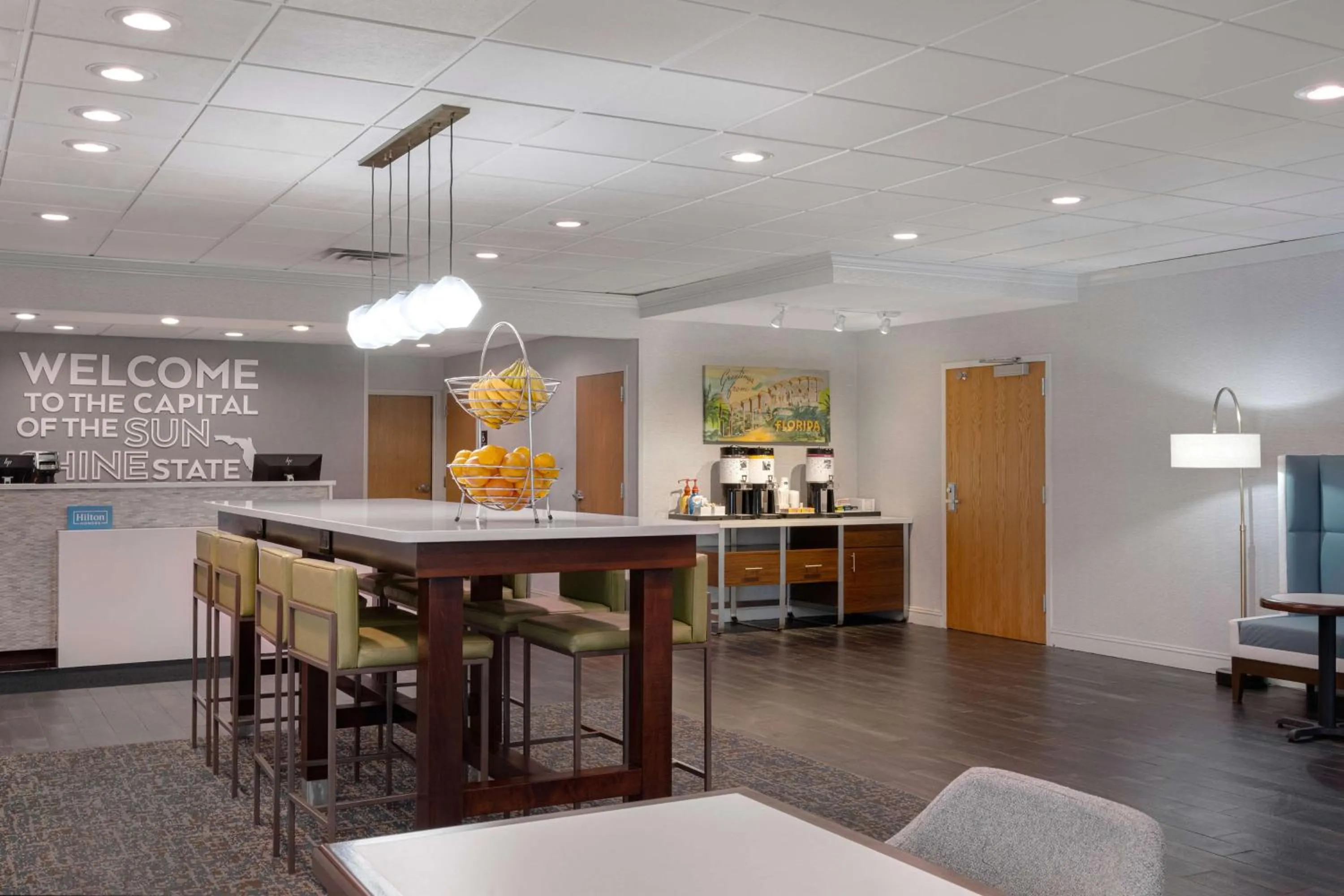 Lobby or reception in Hampton Inn Tallahassee-Central