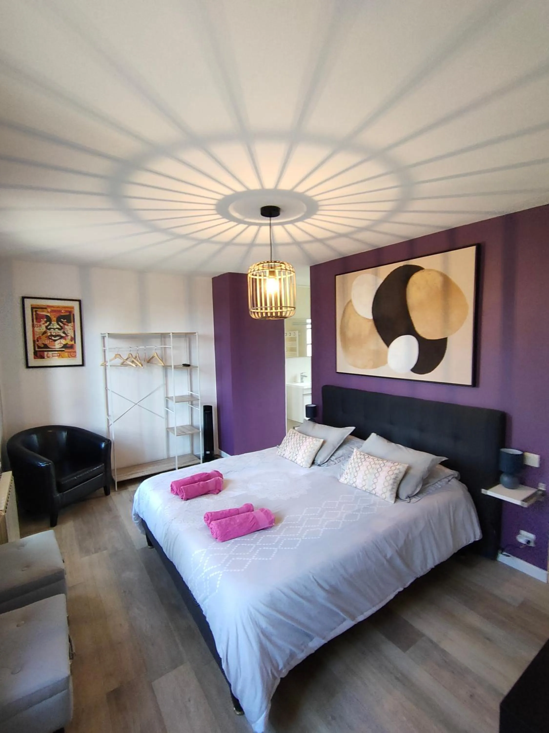 Bed in Chambres D'hôtes le clos de la Bertinière petit déjeuner inclus