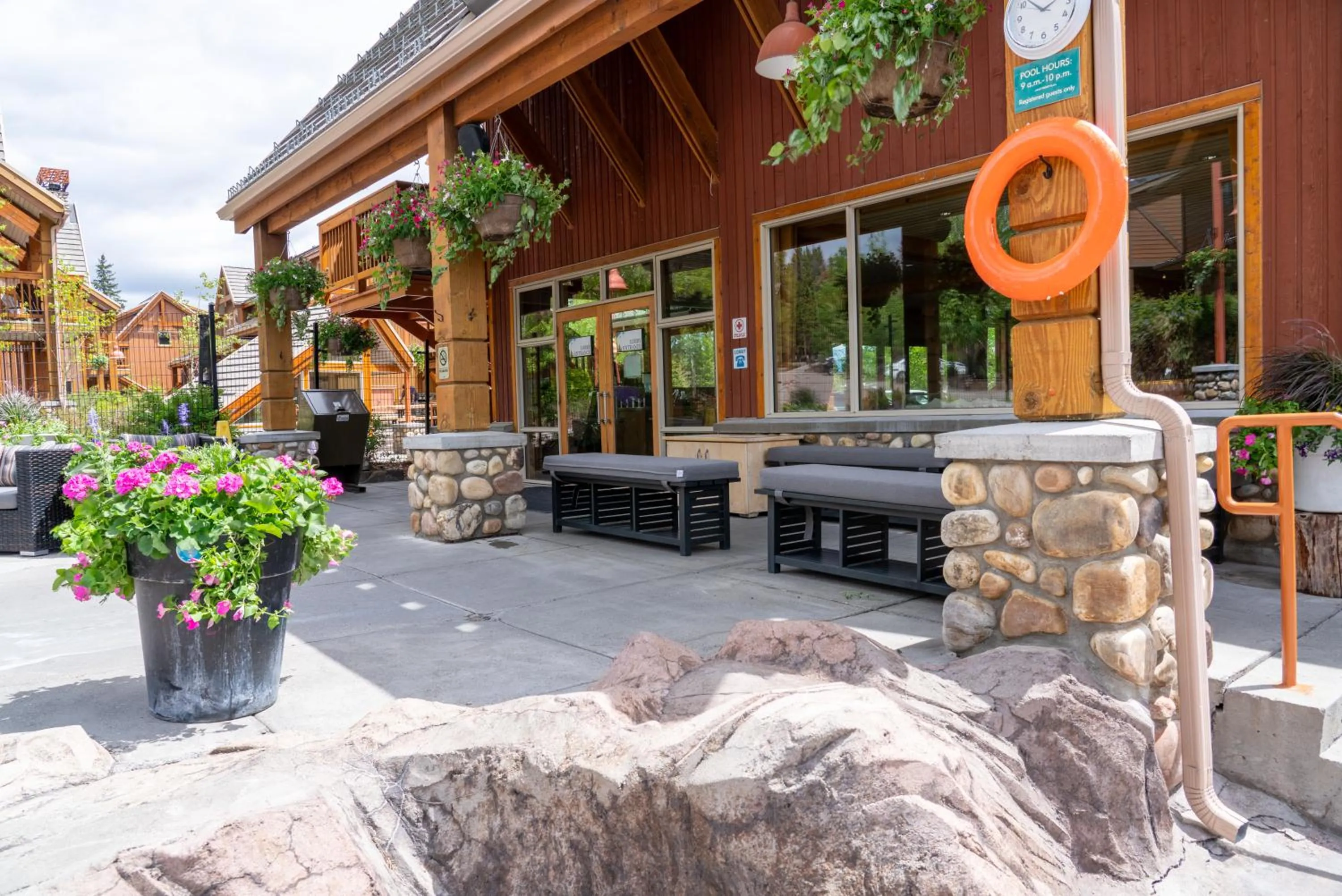 Patio in The Hidden Ridge Resort