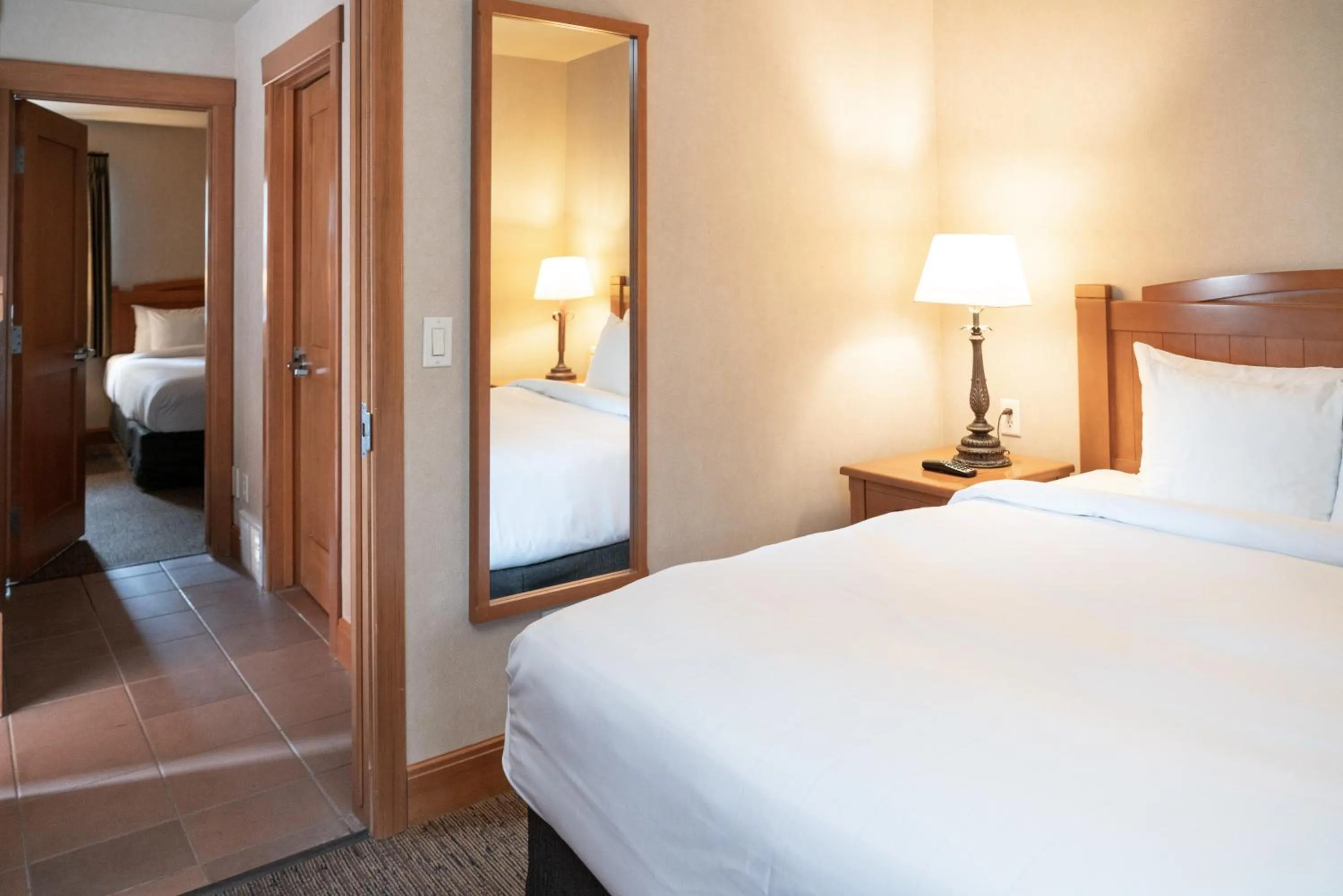 Bed in The Hidden Ridge Resort