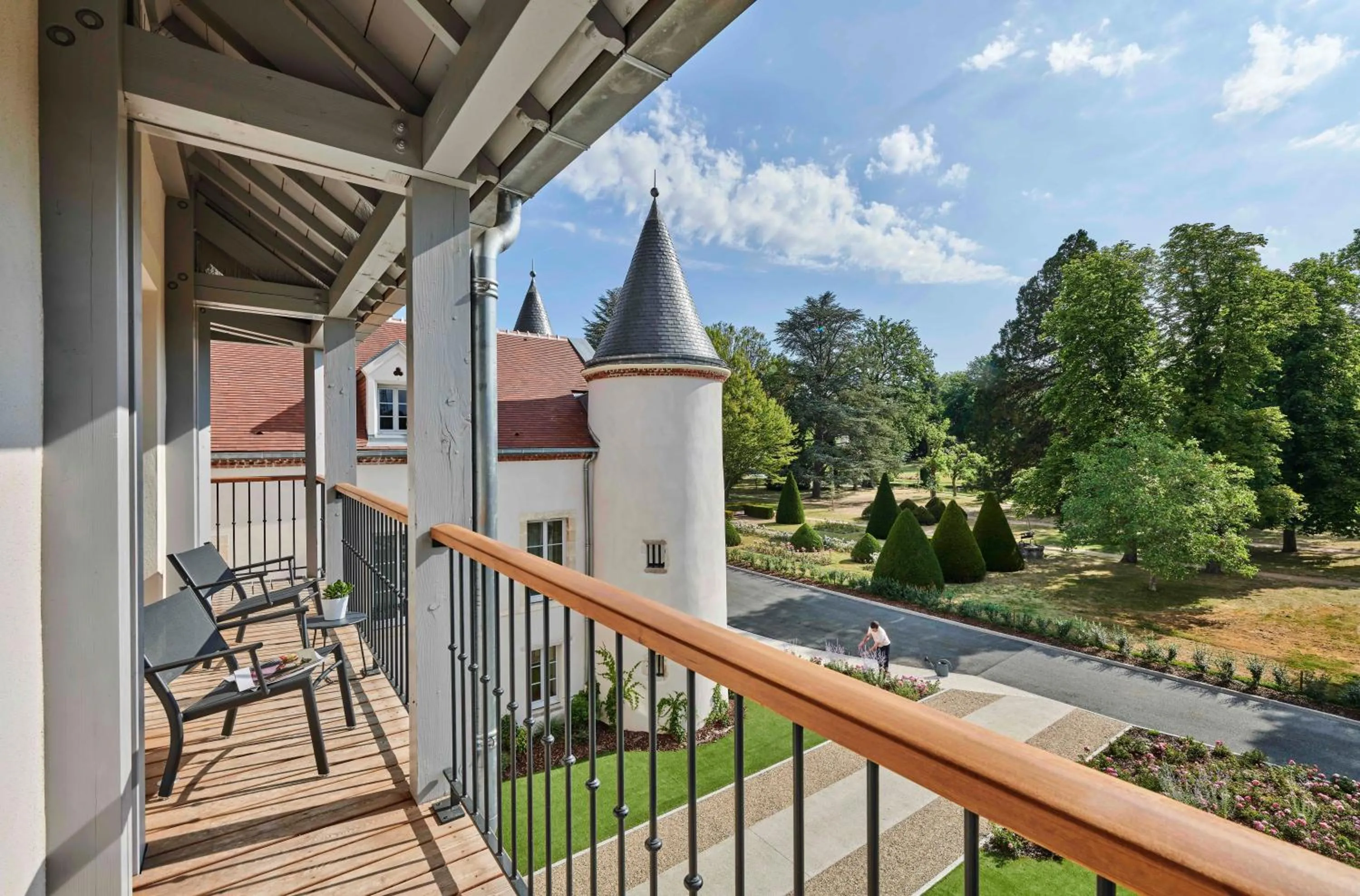 Balcony/Terrace in Château Saint-Jean, Relais & Châteaux