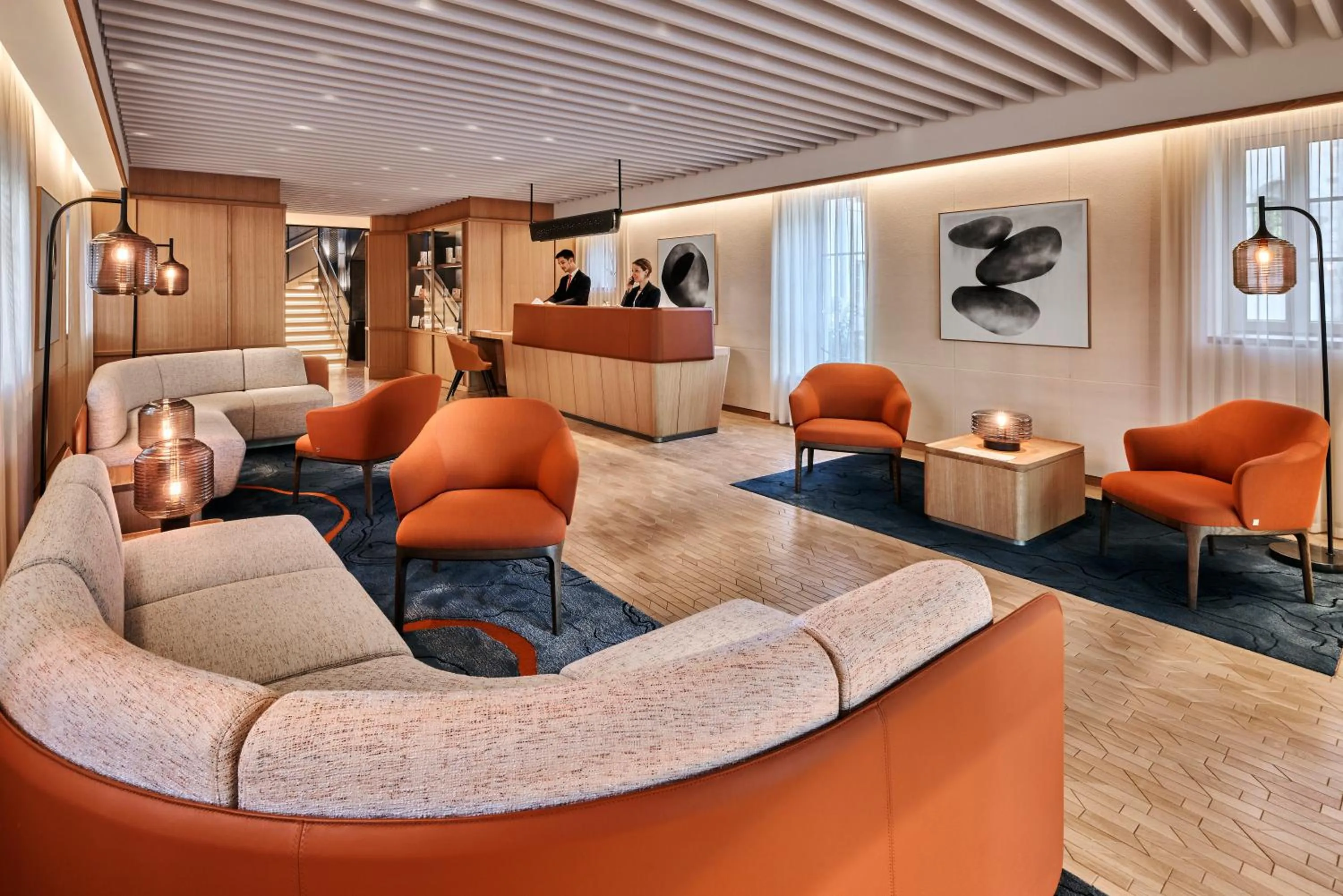 Lobby or reception in Château Saint-Jean, Relais & Châteaux