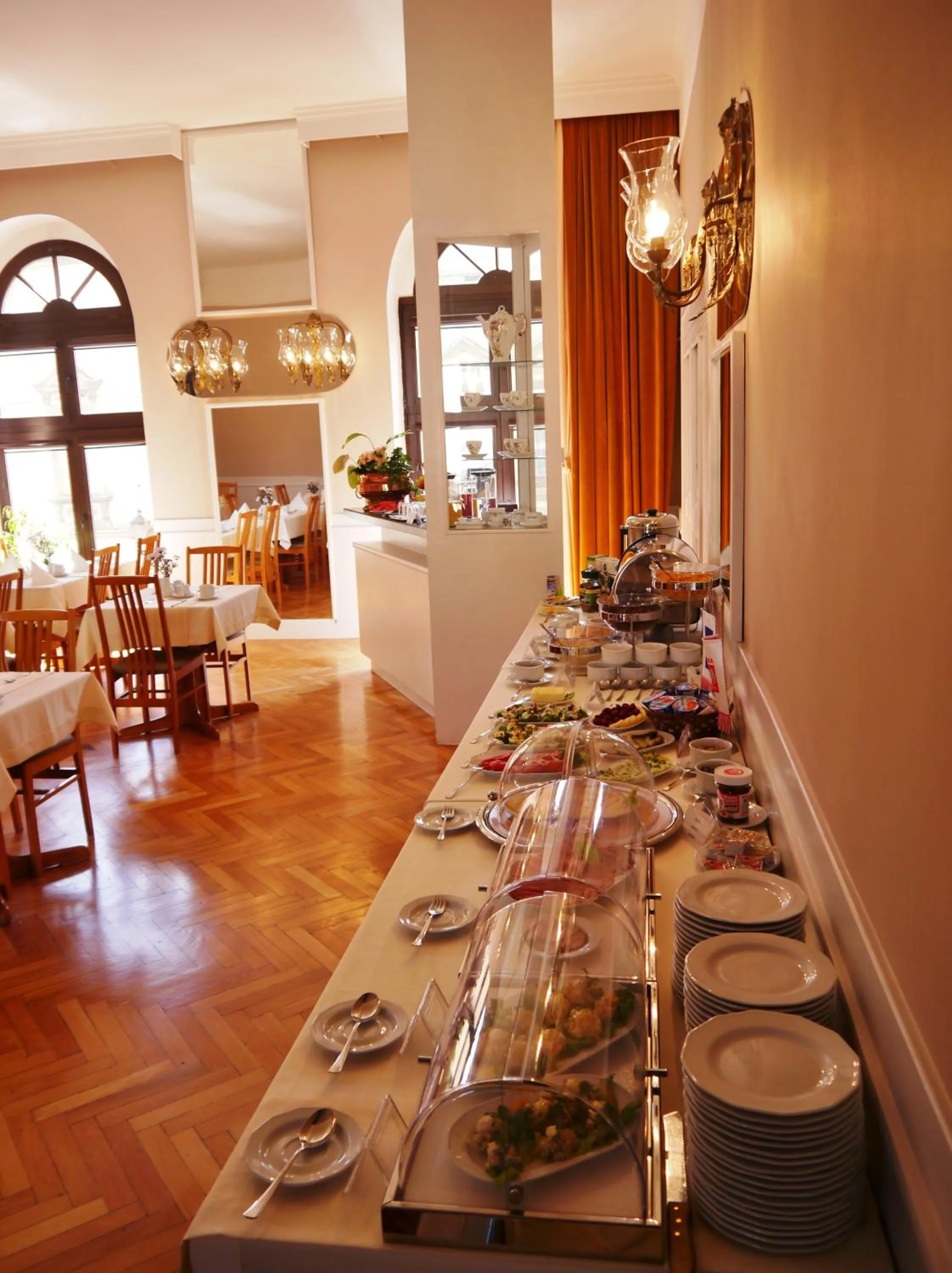 Buffet breakfast in Hotel BAST Wellness & SPA