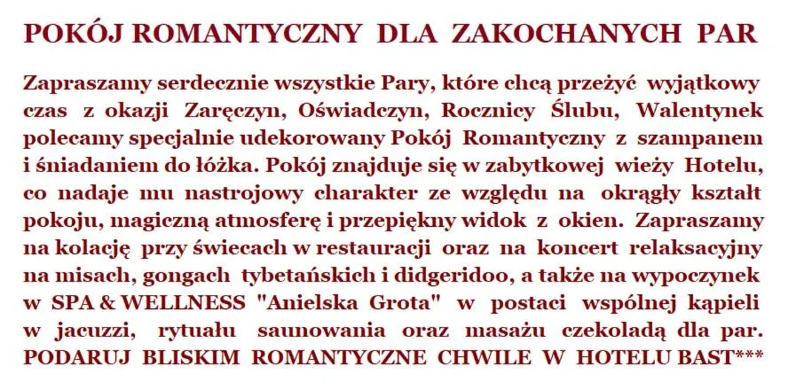 Hotel BAST Wellness & SPA