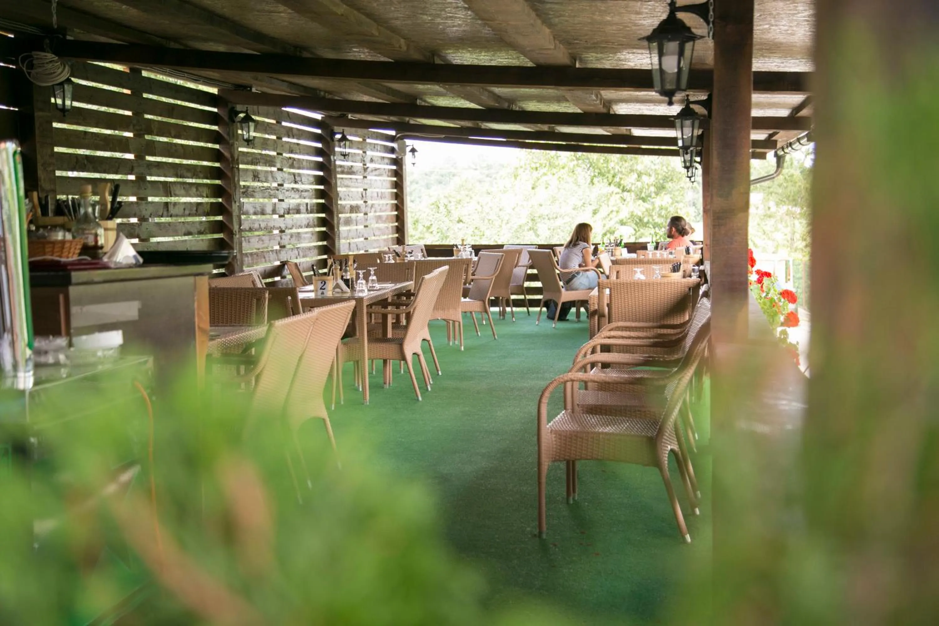 Balcony/Terrace in Trattoria Al Gallo