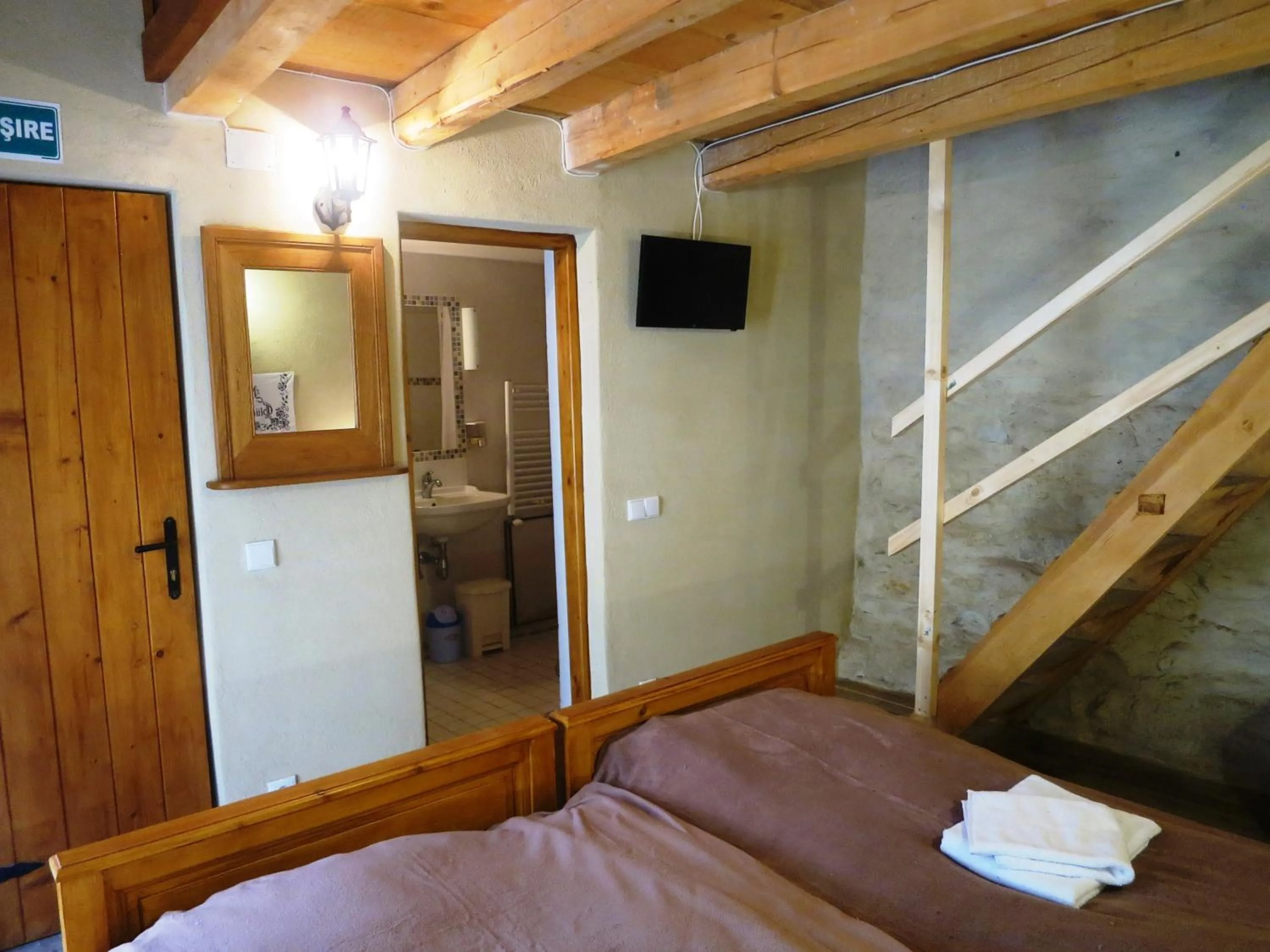 Balcony/Terrace, Bed in Medieval Apartments Frauendorf