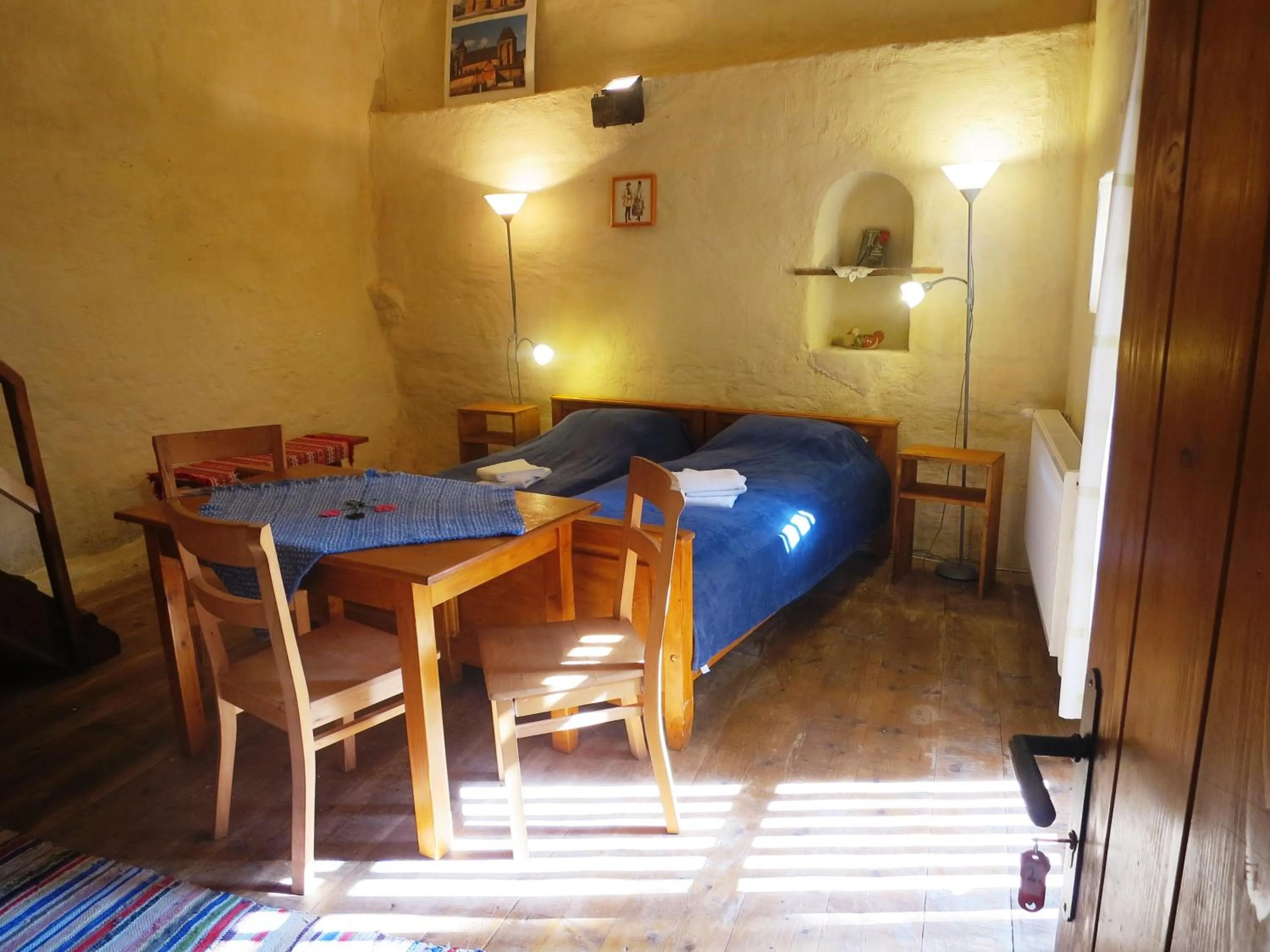 Bed in Medieval Apartments Frauendorf