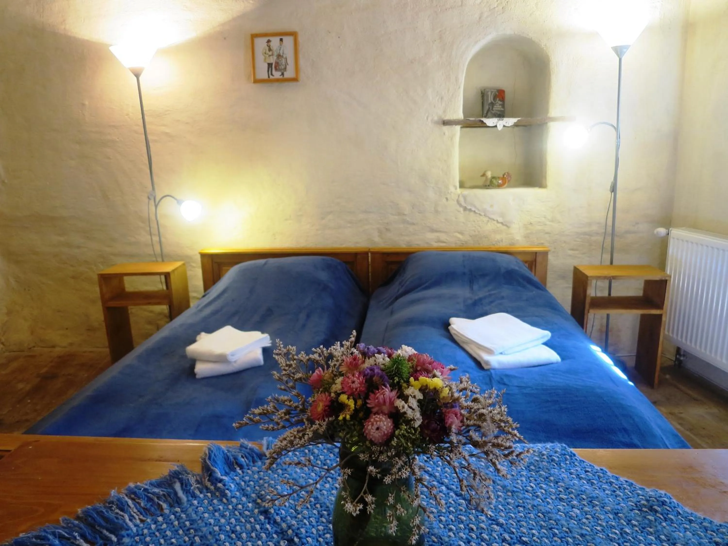 Decorative detail, Bed in Medieval Apartments Frauendorf
