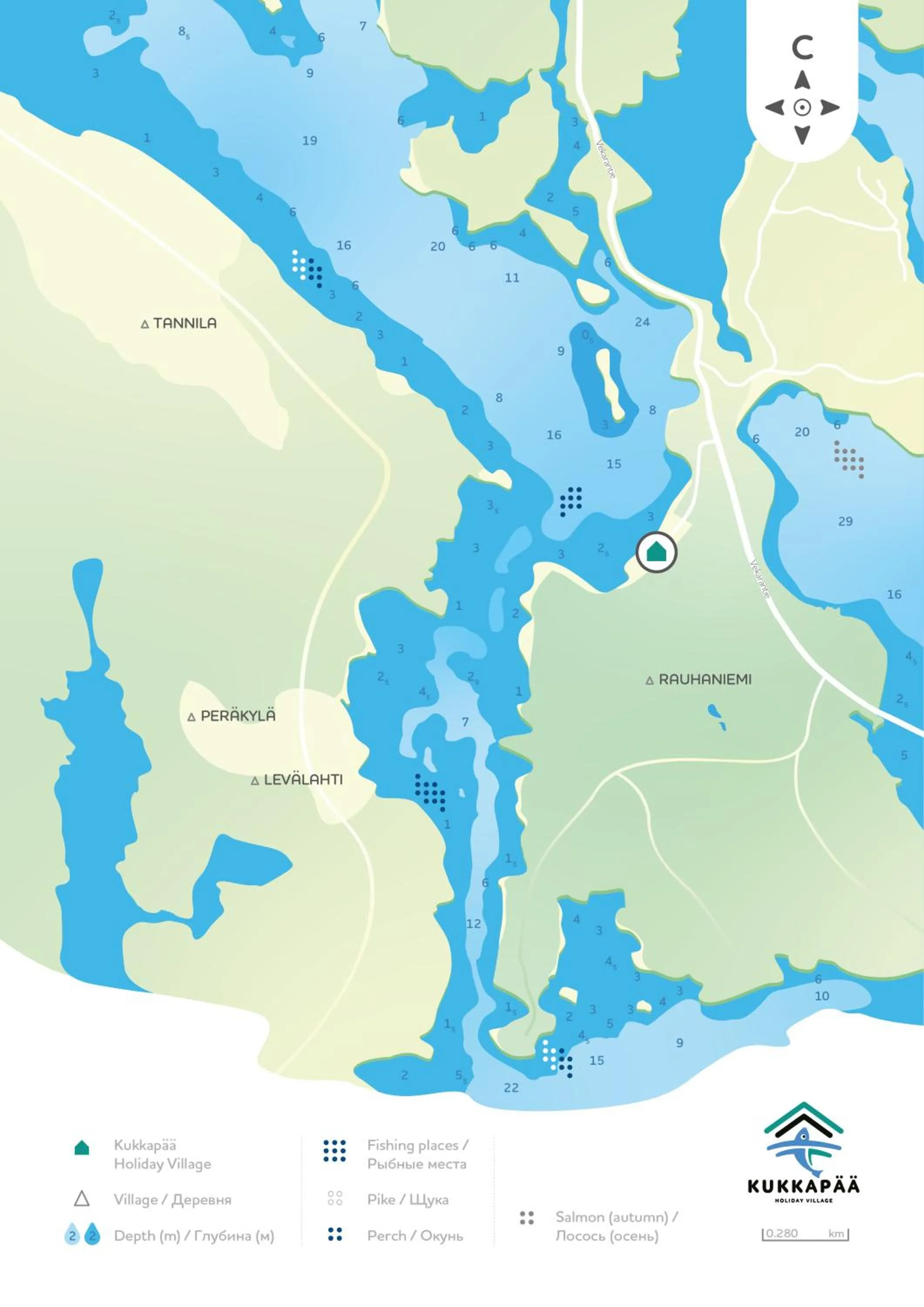 Area and facilities in Holiday Village Kukkapää