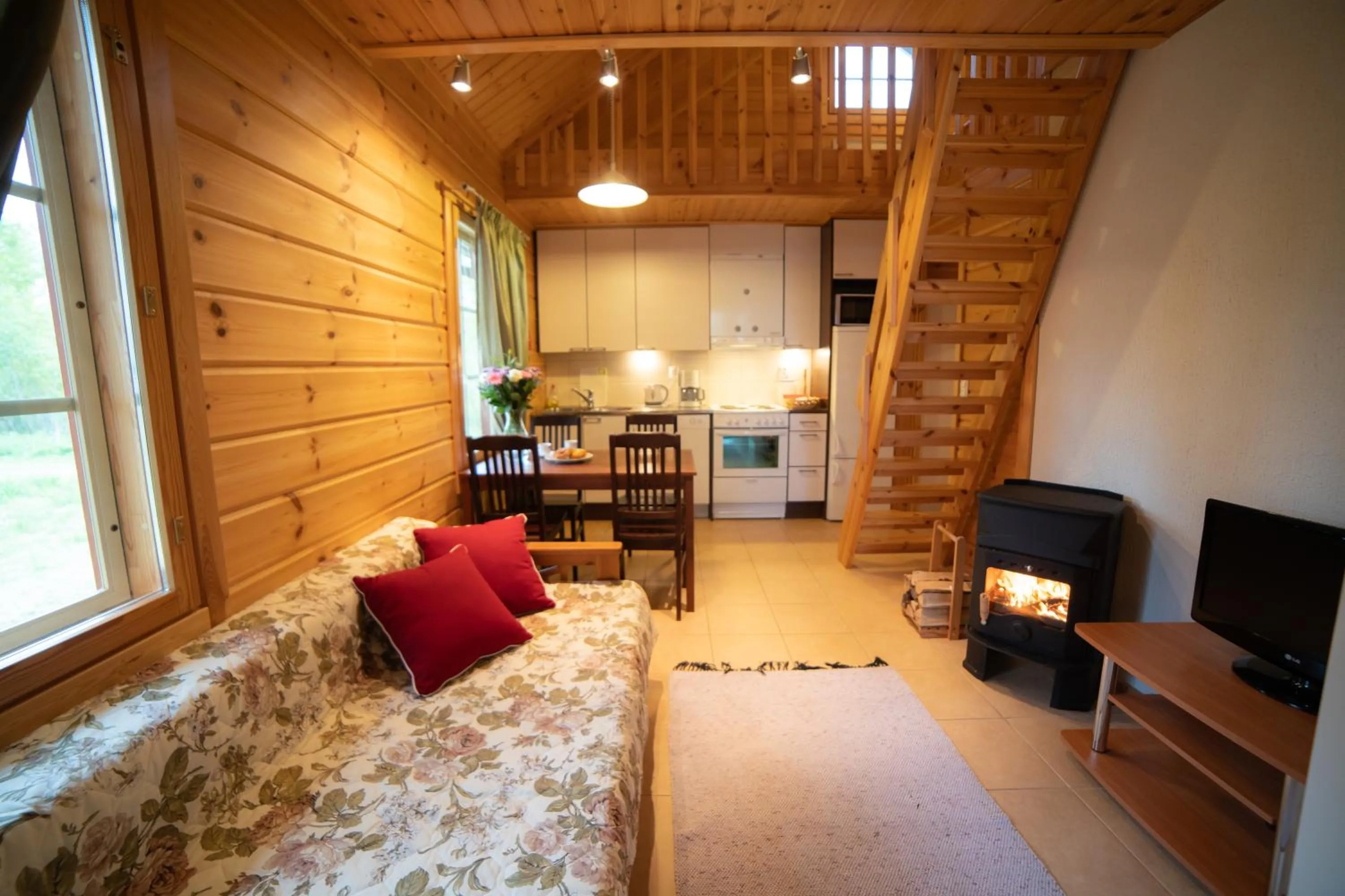 Living room in Holiday Village Kukkapää