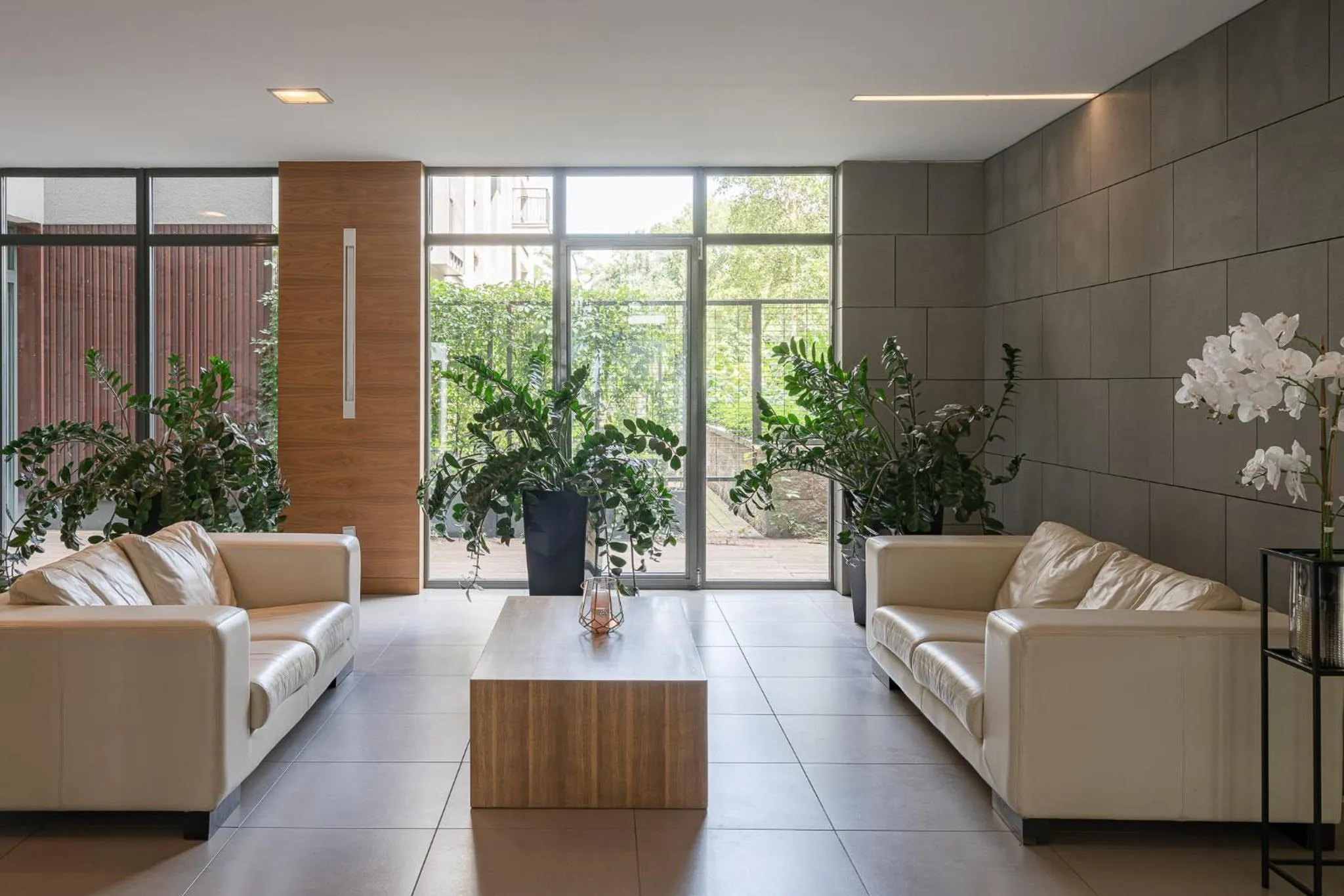 Lobby or reception in Art Apart River View Wrocław