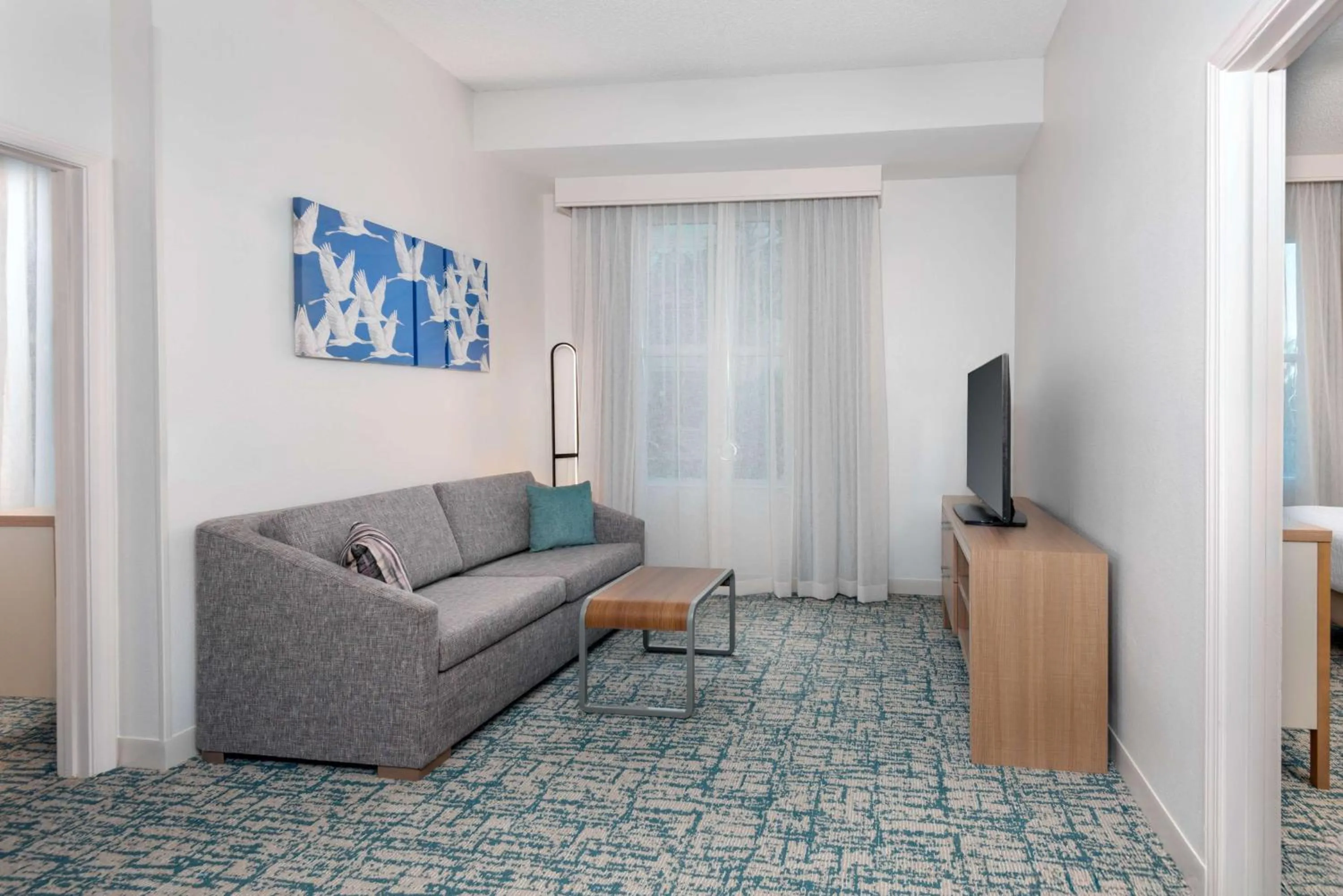 Living room in Homewood Suites by Hilton Tampa Airport - Westshore