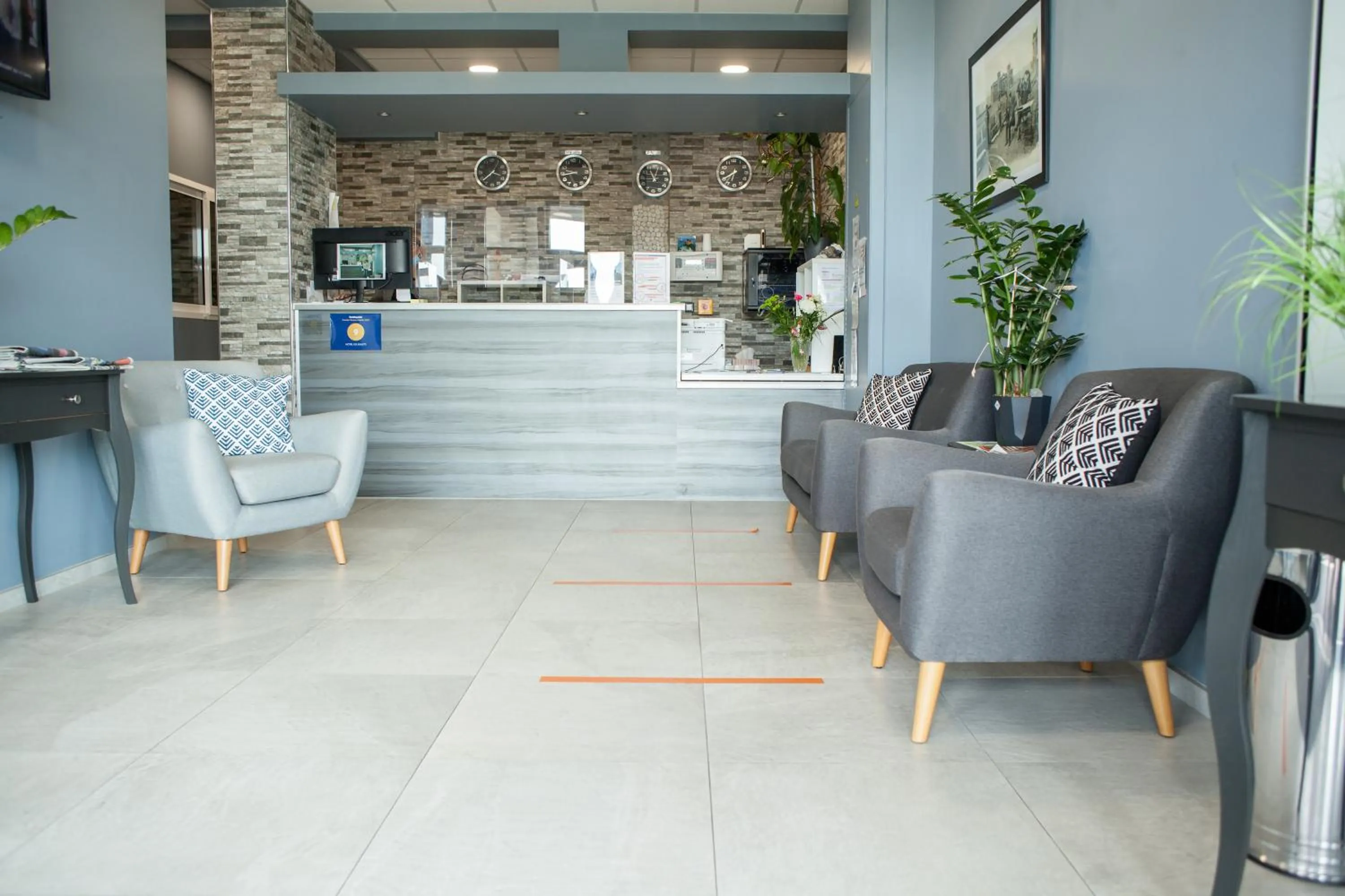 Lobby or reception in Hotel Les Galets