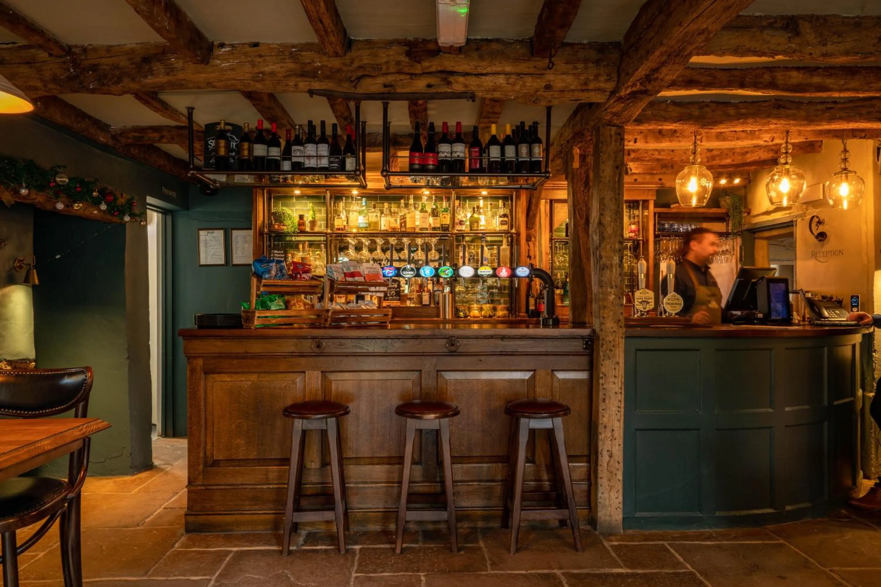 Lounge or bar in The Old House Inn