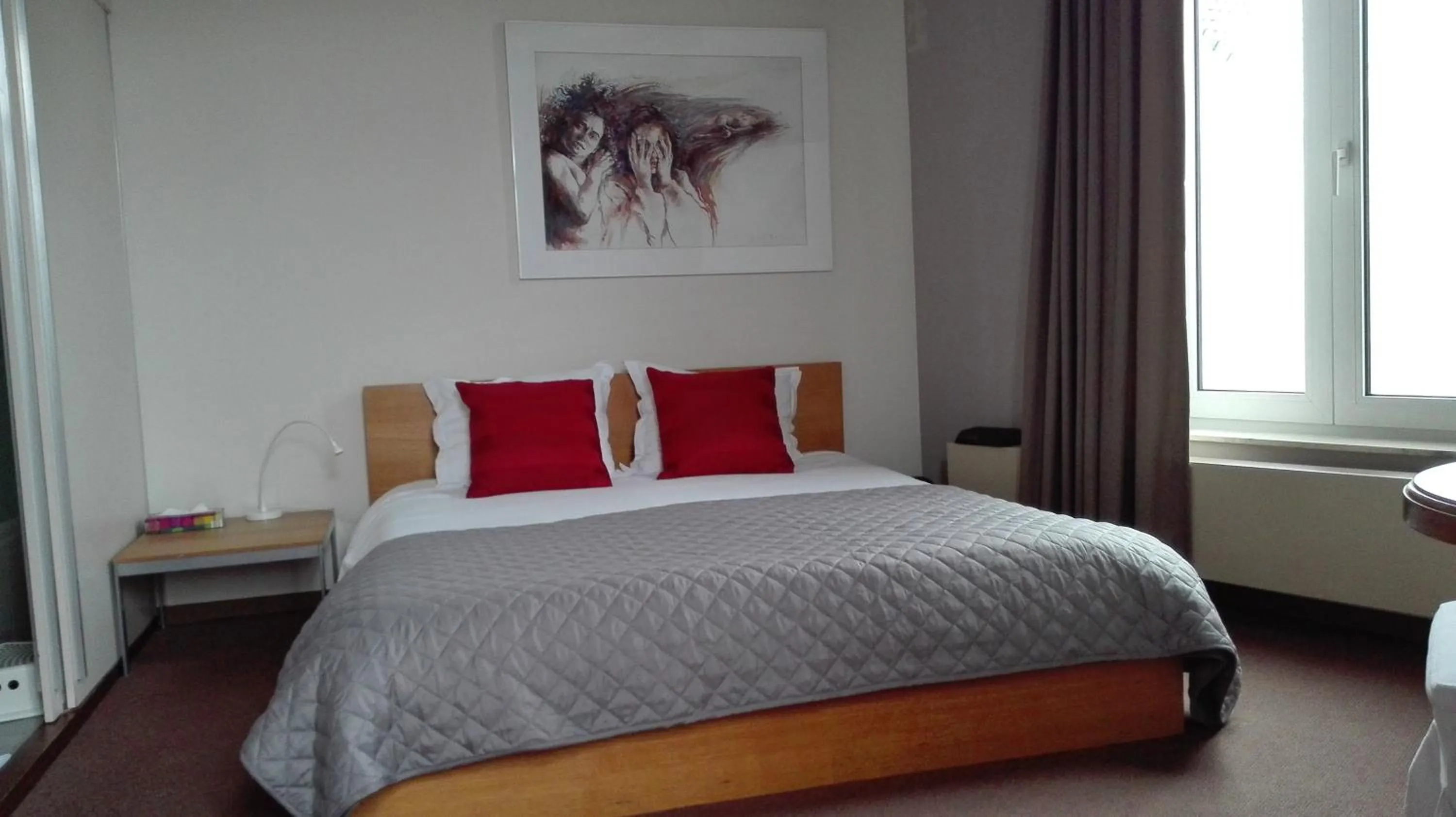 Bed in Hotel Hooghuys