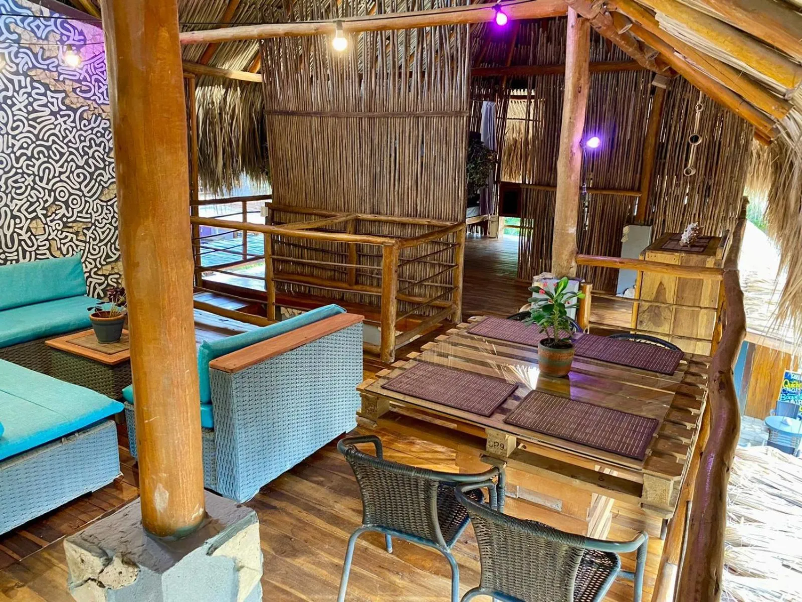 Seating area in Villa Eden Palomino