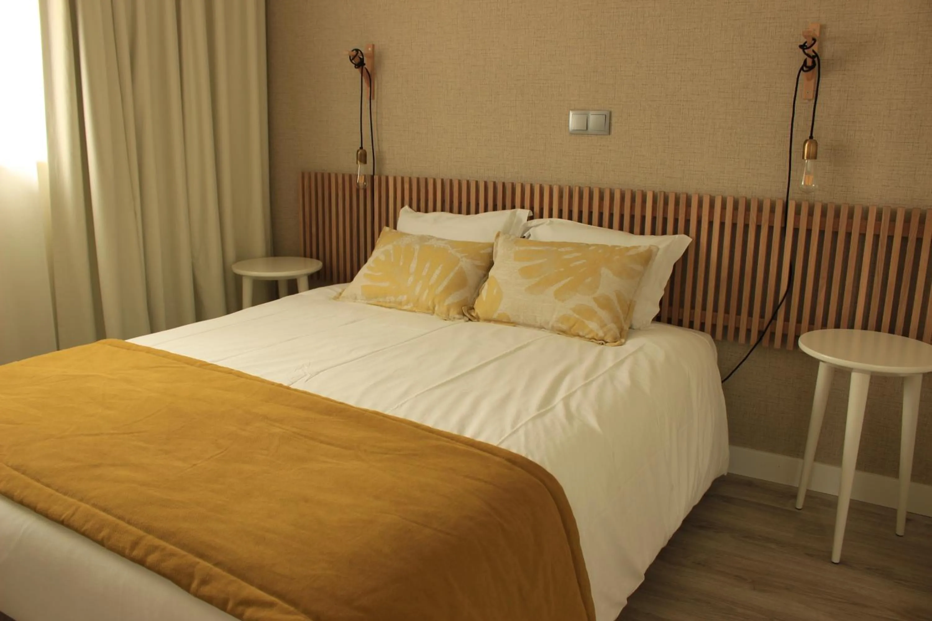 Bed in Fátima GuestHouse