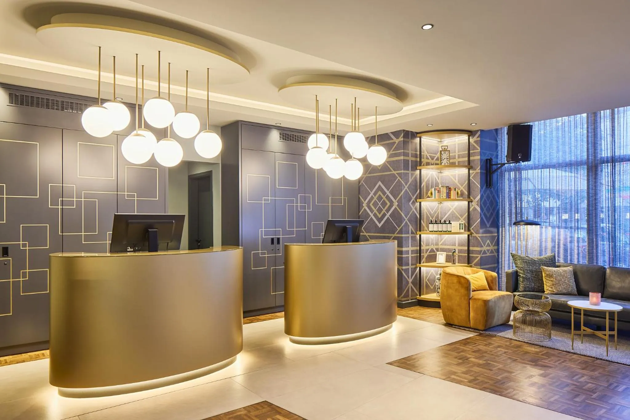 Lobby or reception in Postboutique Hotel Wuppertal