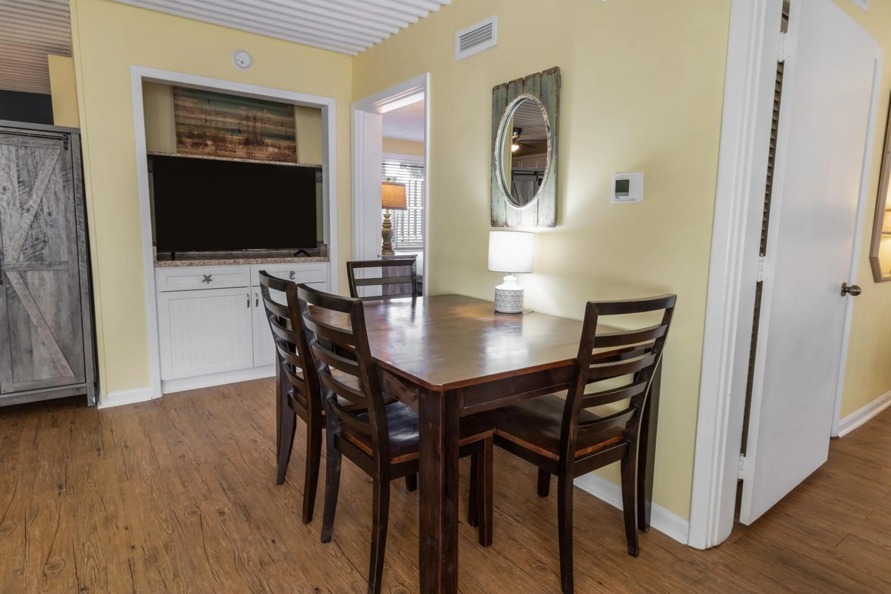 Seating area in Oceanfront Litchfield Inn