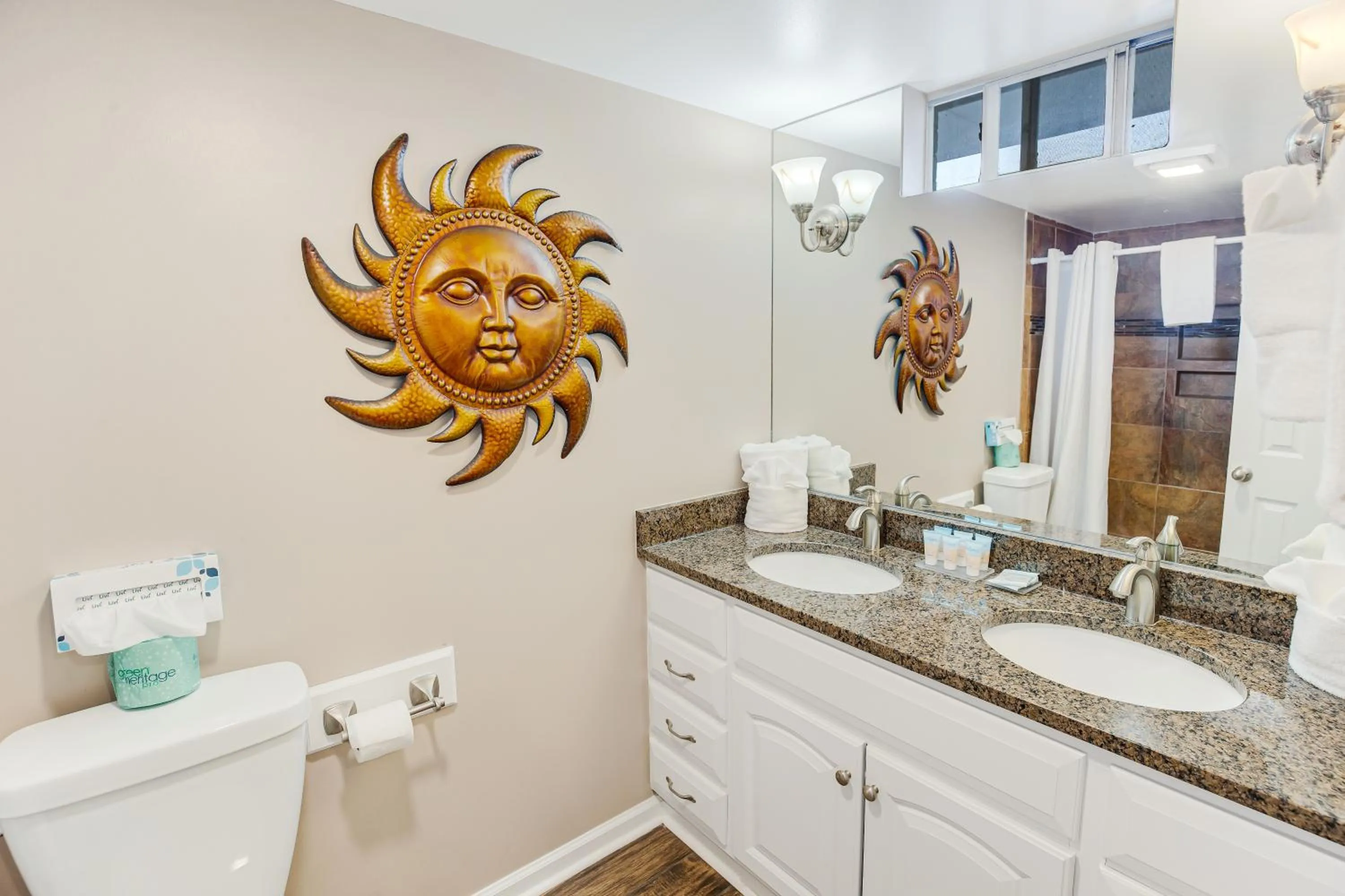 Toilet in Oceanfront Litchfield Inn