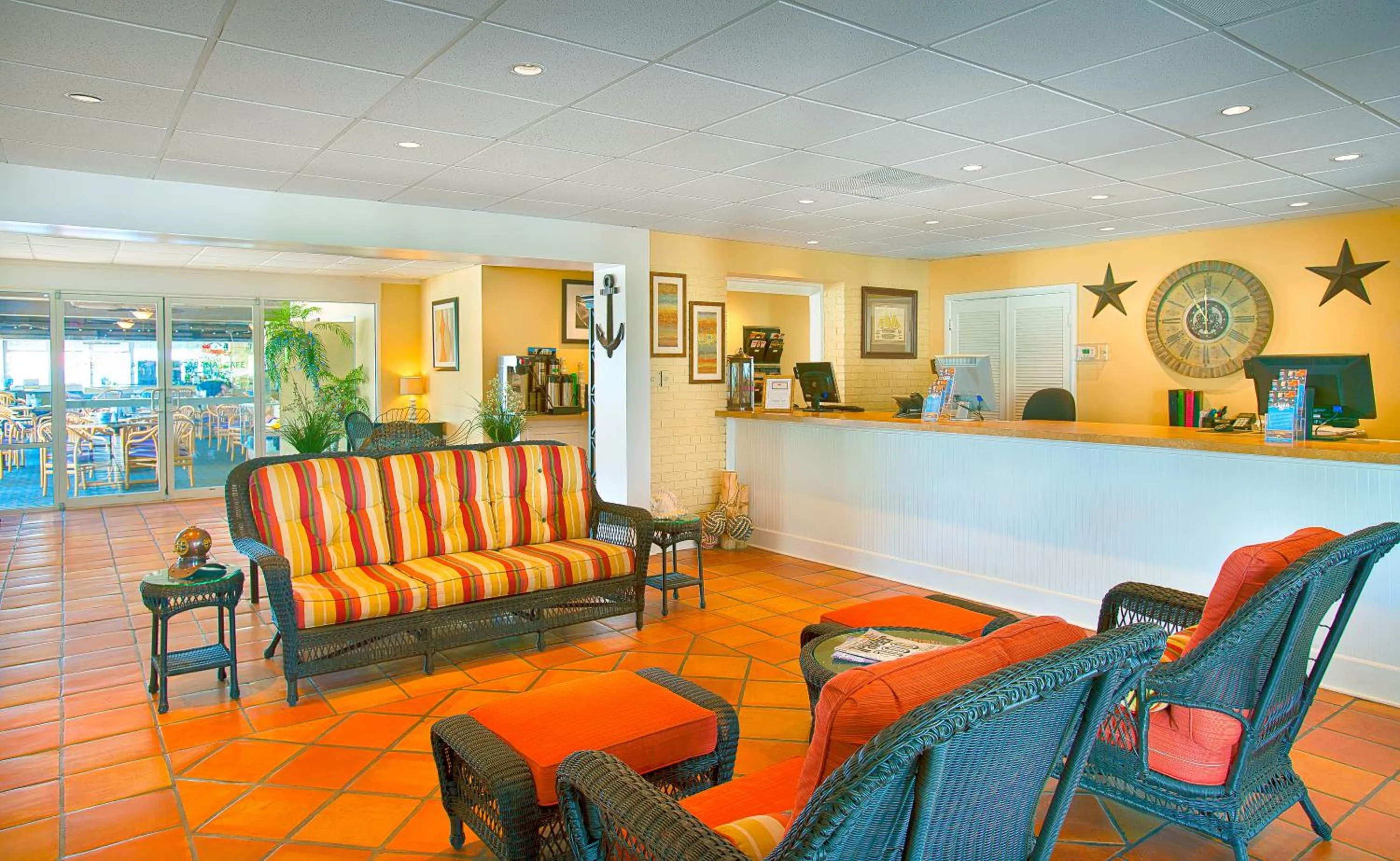 Lobby or reception in Oceanfront Litchfield Inn