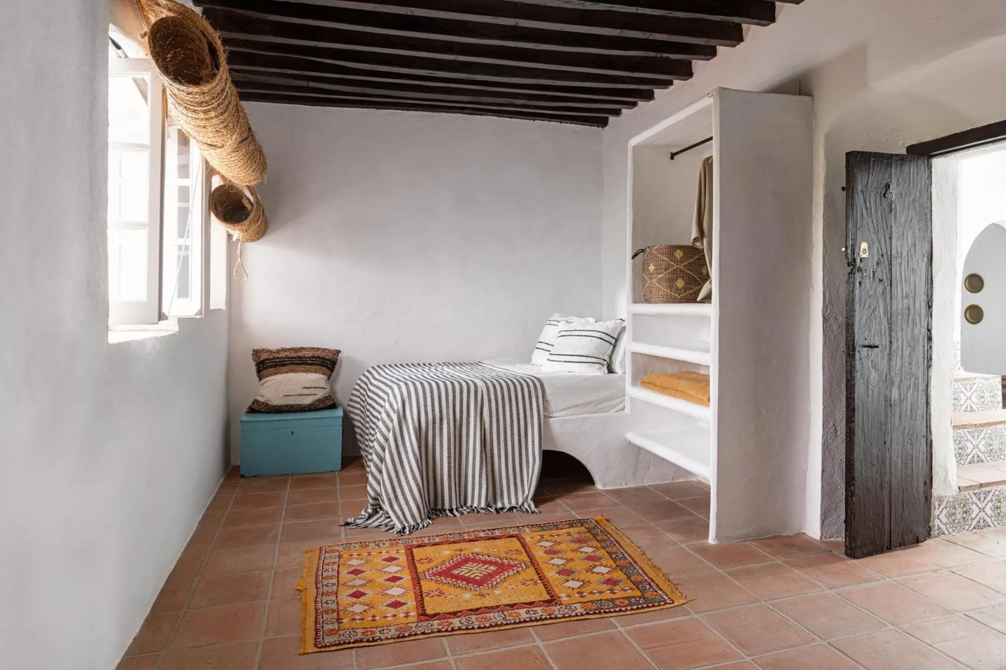 Bed in Eole Tarifa Rooms