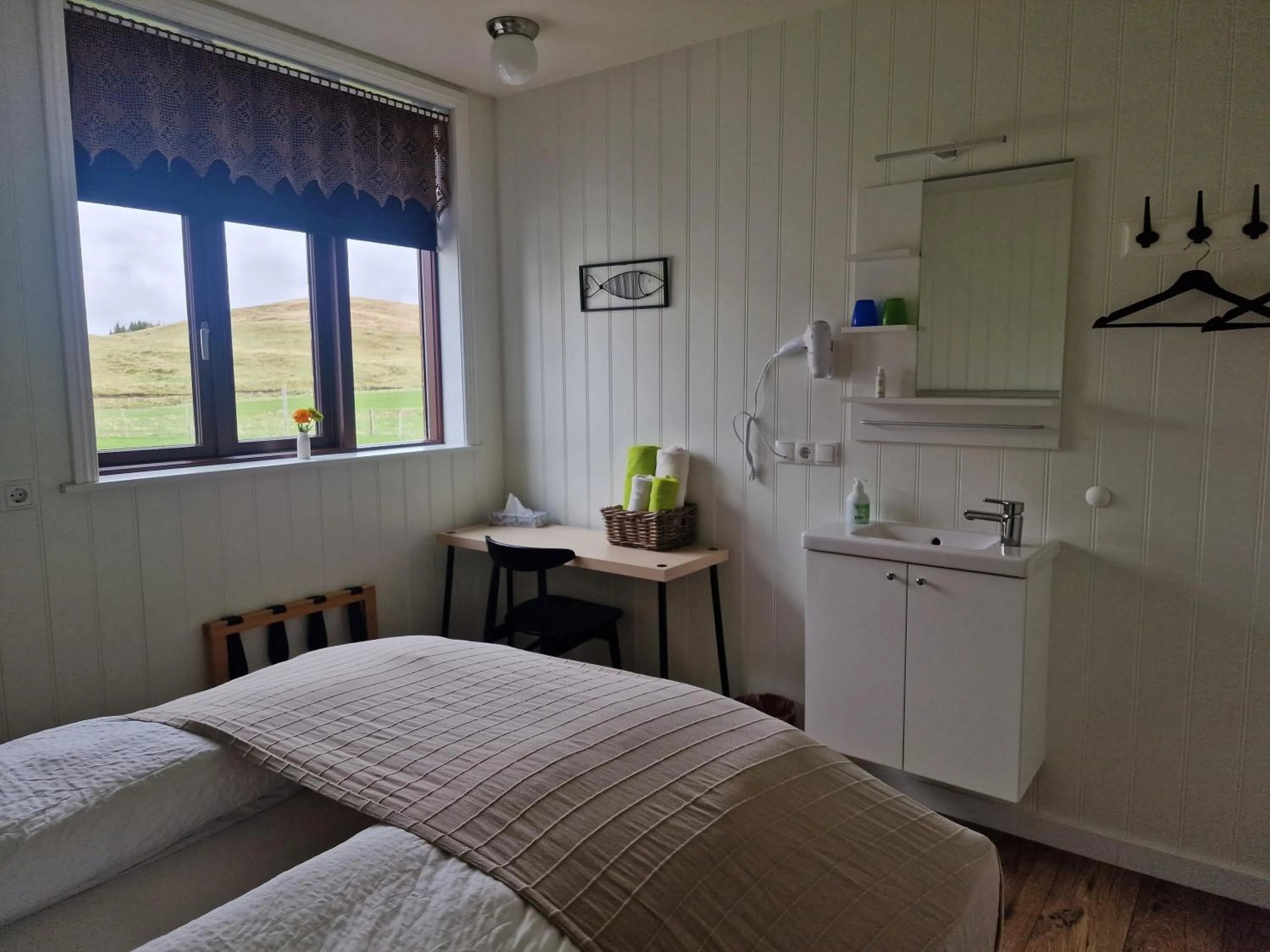 Bedroom in Sólheimahjáleiga Guesthouse