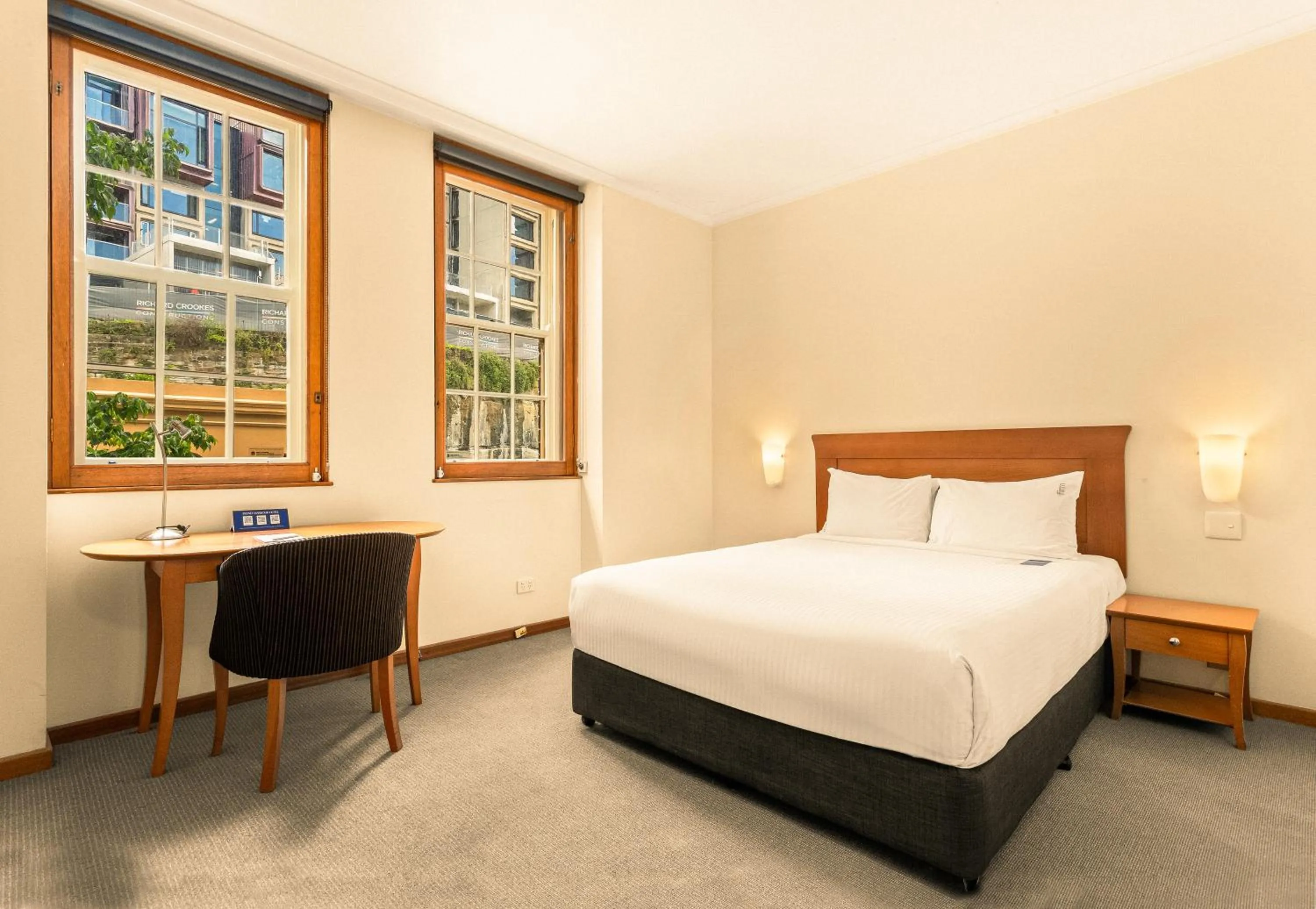 Bed in Sydney Harbour Hotel