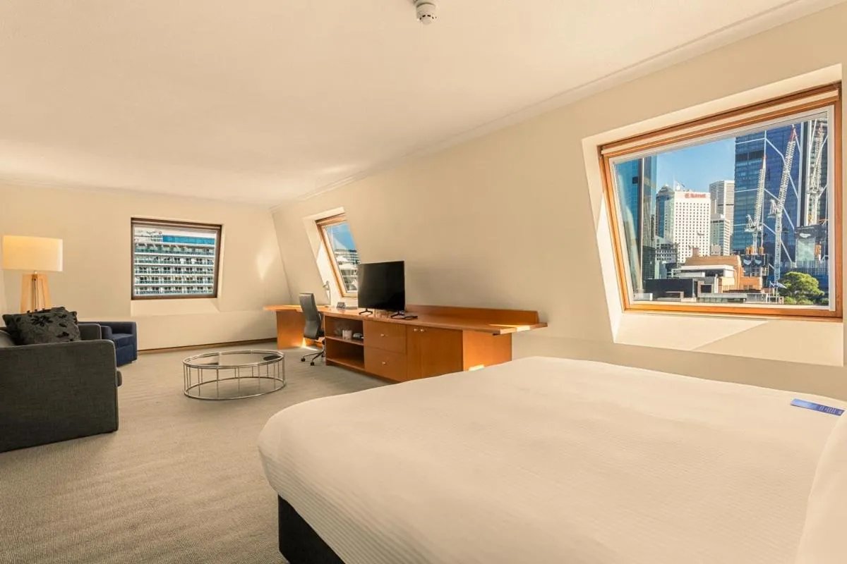 Bed in Sydney Harbour Hotel