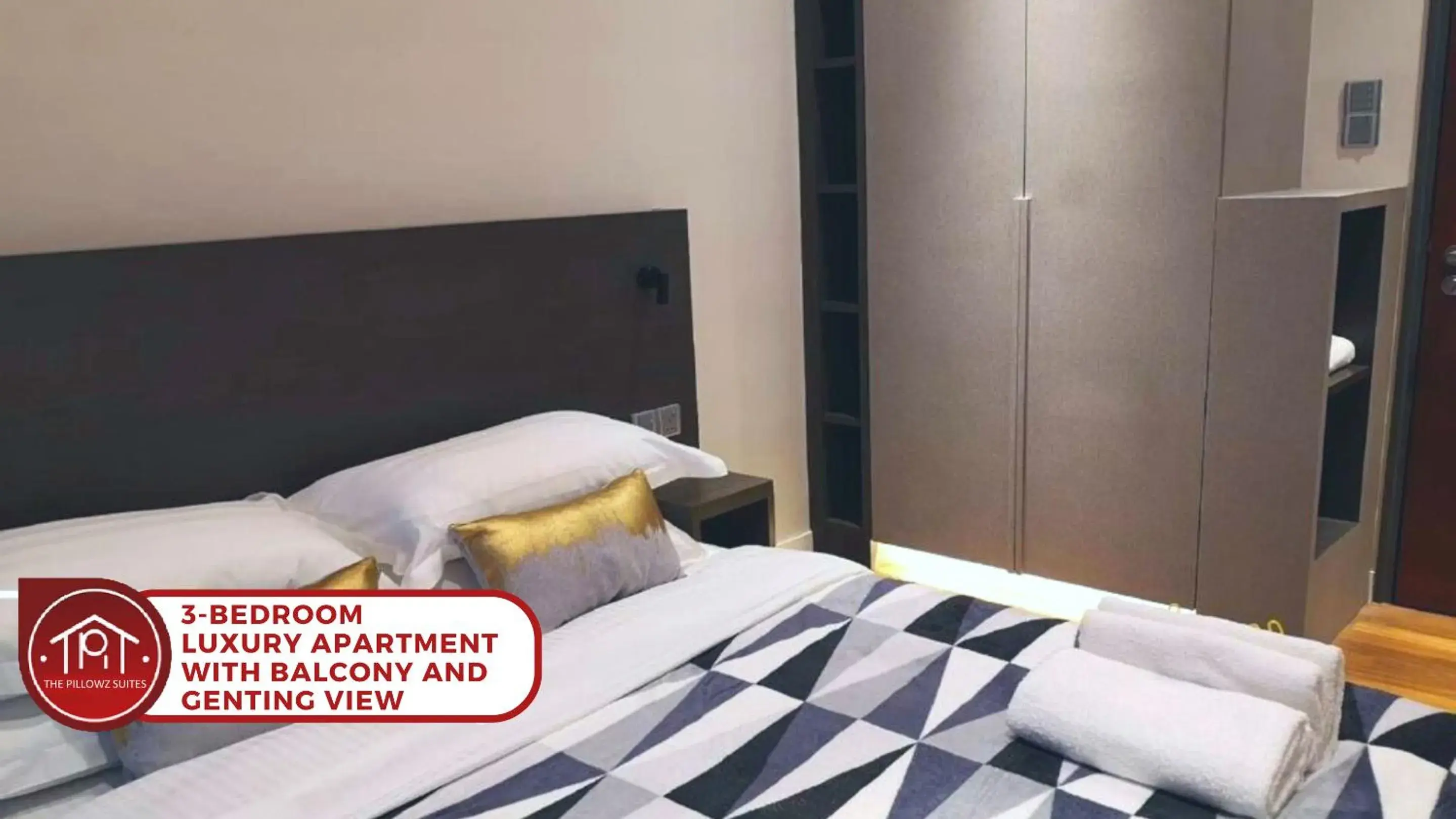 Three-Bedroom Luxury Apartment with Balcony (High Zone) in Geo38 Prime Suites Genting Highlands Three-Bedroom Luxury Apartment with Balcony (High Zone) in Geo38 Prime Suites Genting Highlands