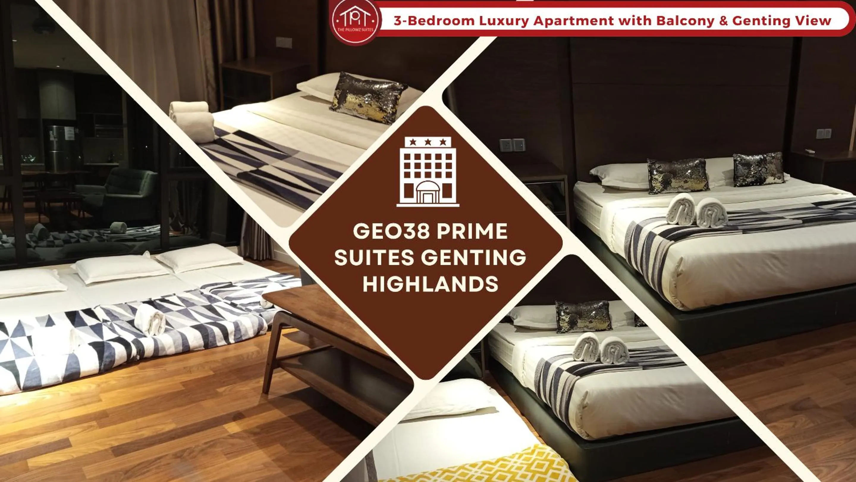 Bed in Geo38 Prime Suites Genting Highlands