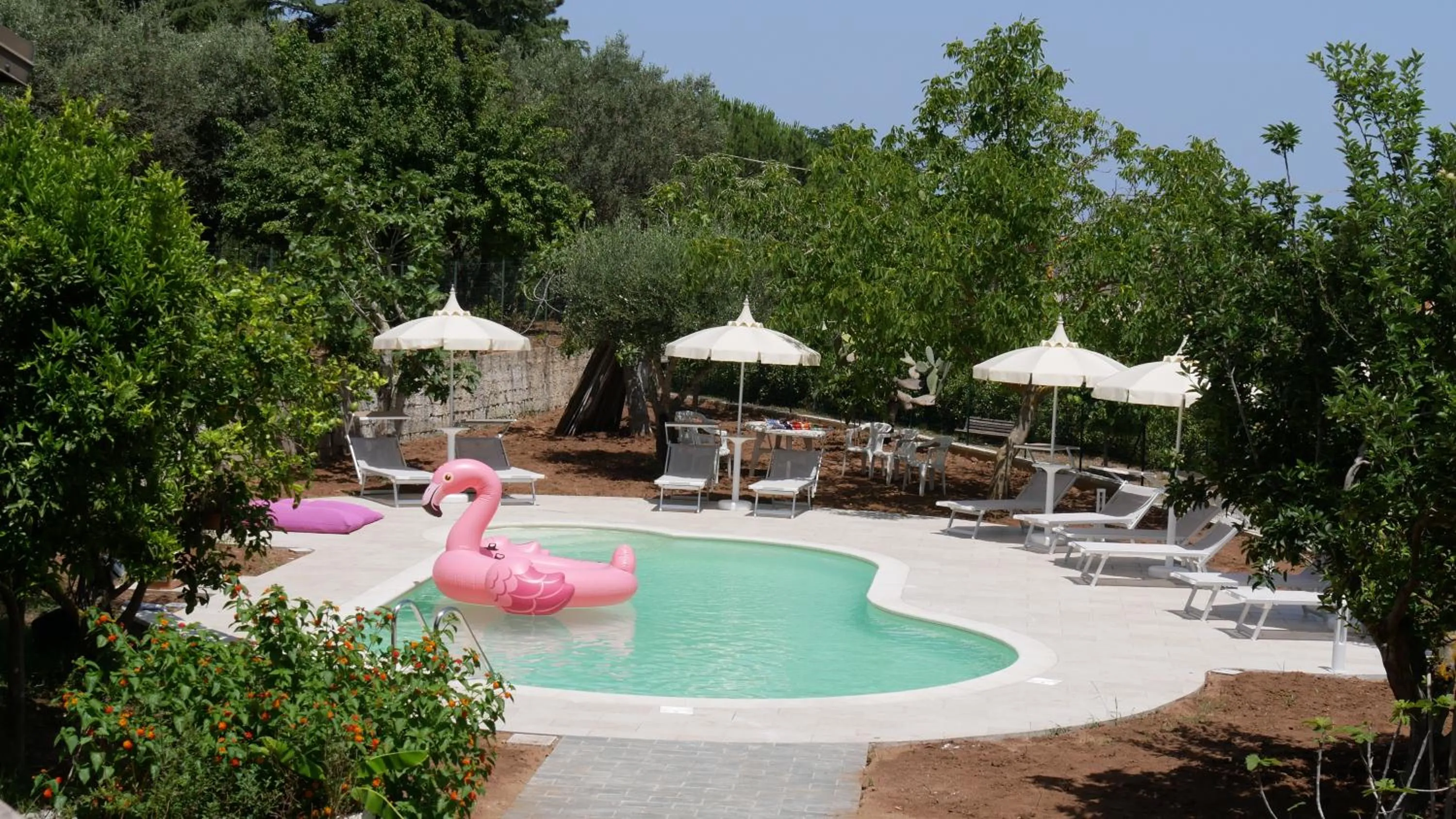 Swimming pool in B & B Korello