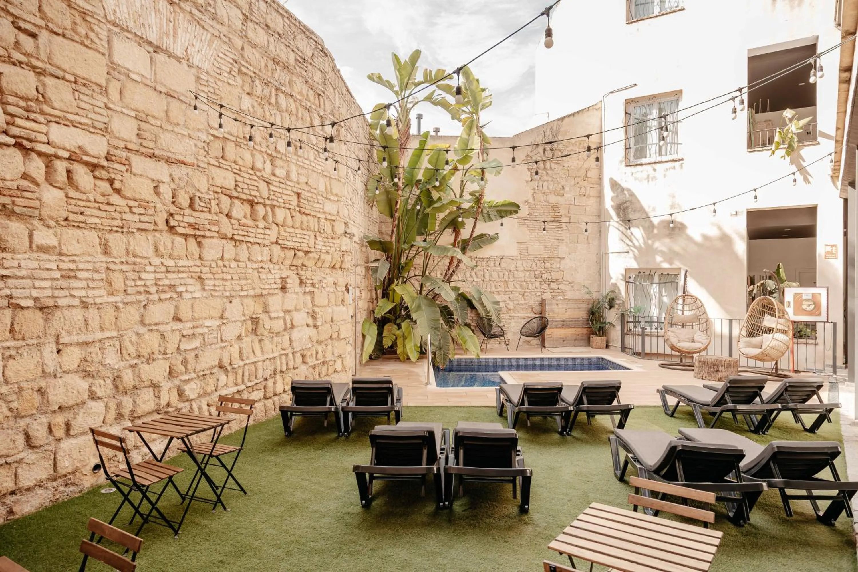 Patio in ASTUTO Boutique Jerez - Adults Only