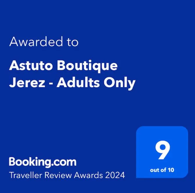 Certificate/Award in ASTUTO Boutique Jerez - Adults Only