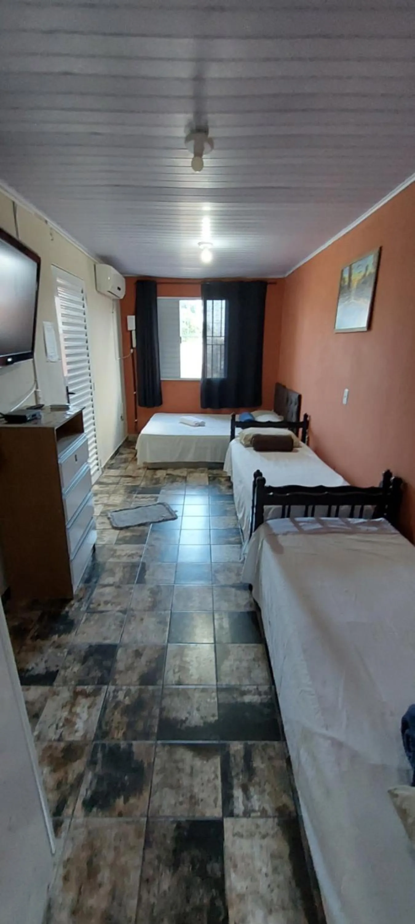 Bed in Pousada Zambeze