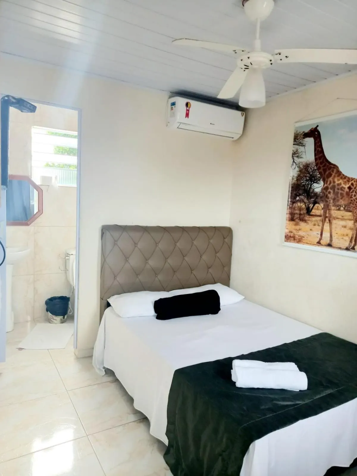 Bed in Pousada Zambeze