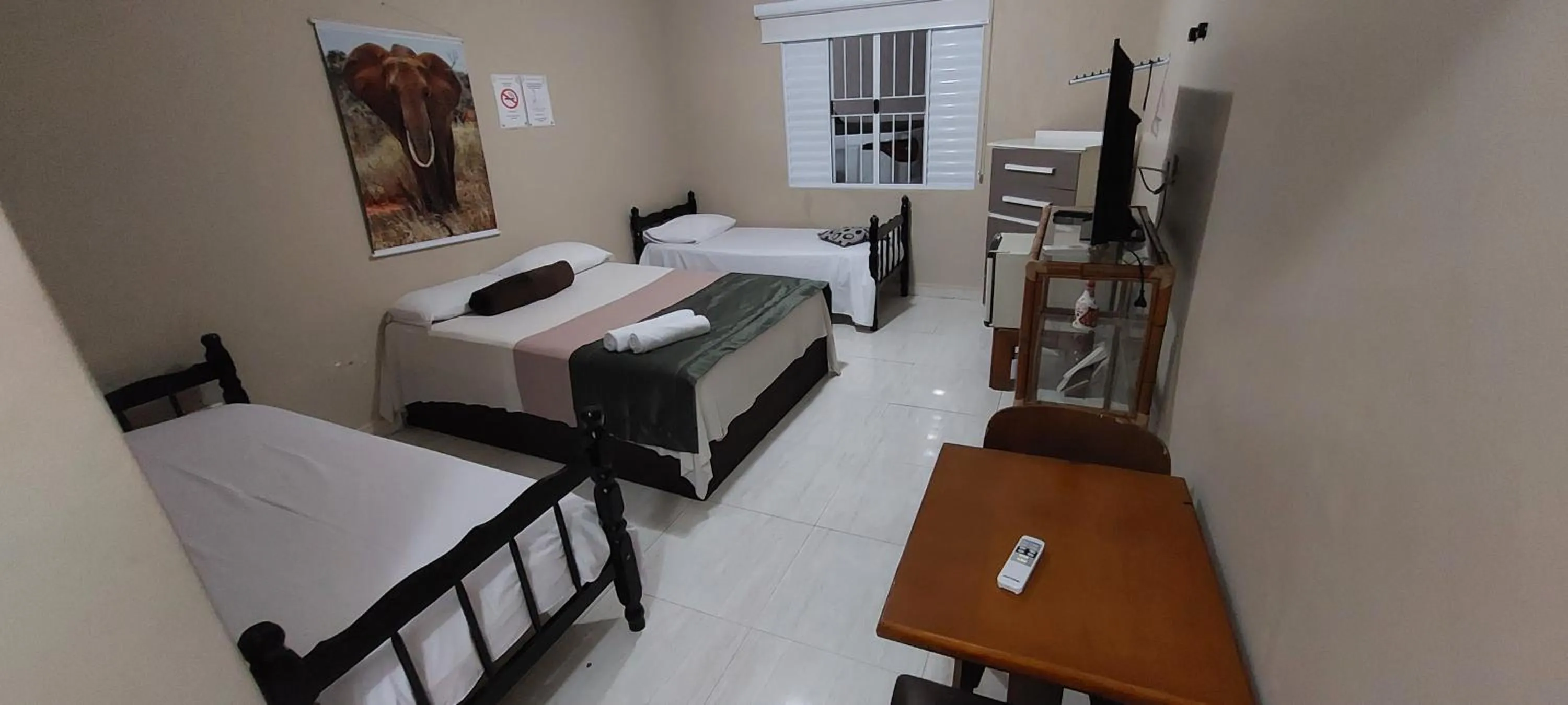 Bed in Pousada Zambeze