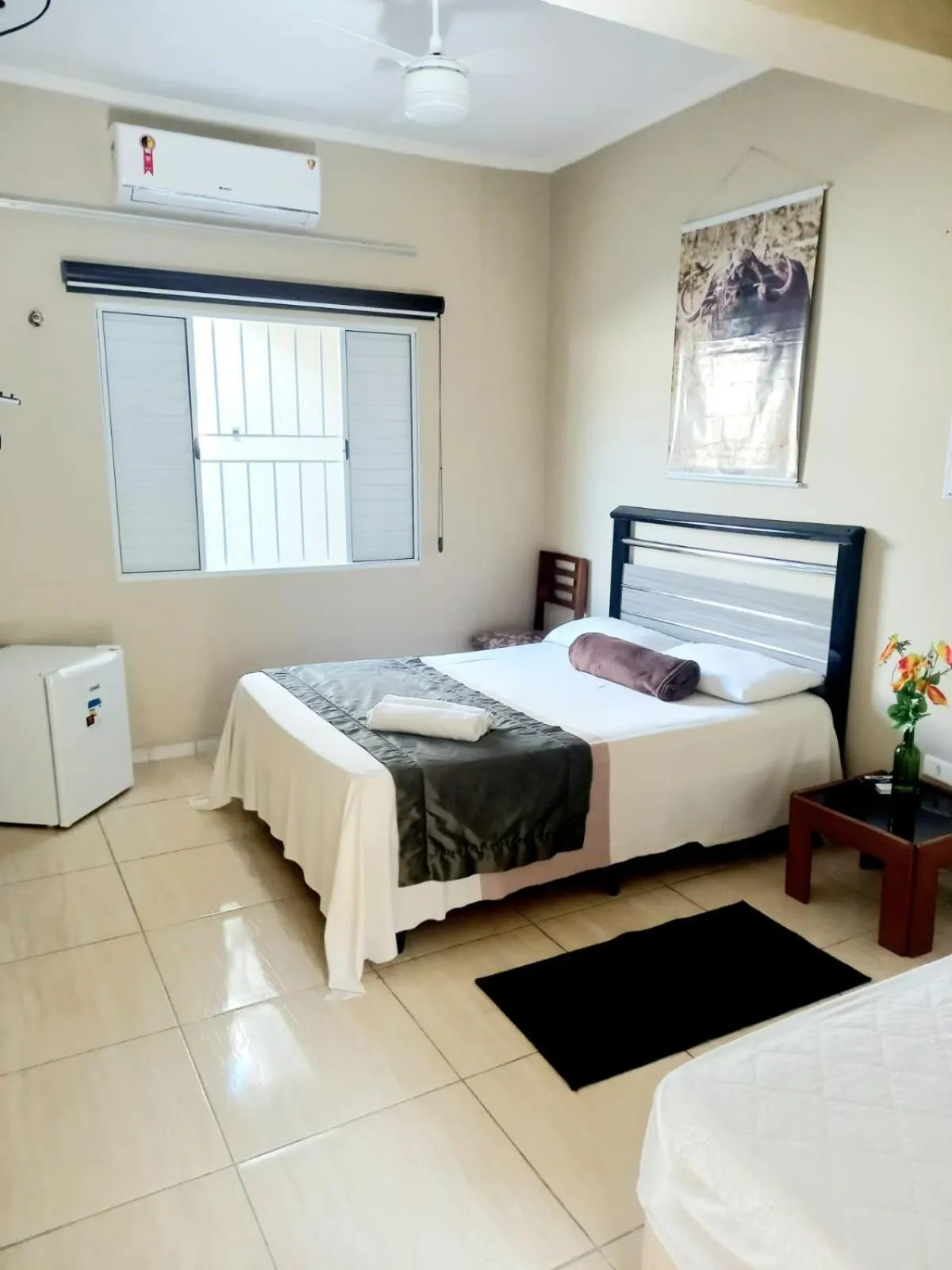 Bed in Pousada Zambeze