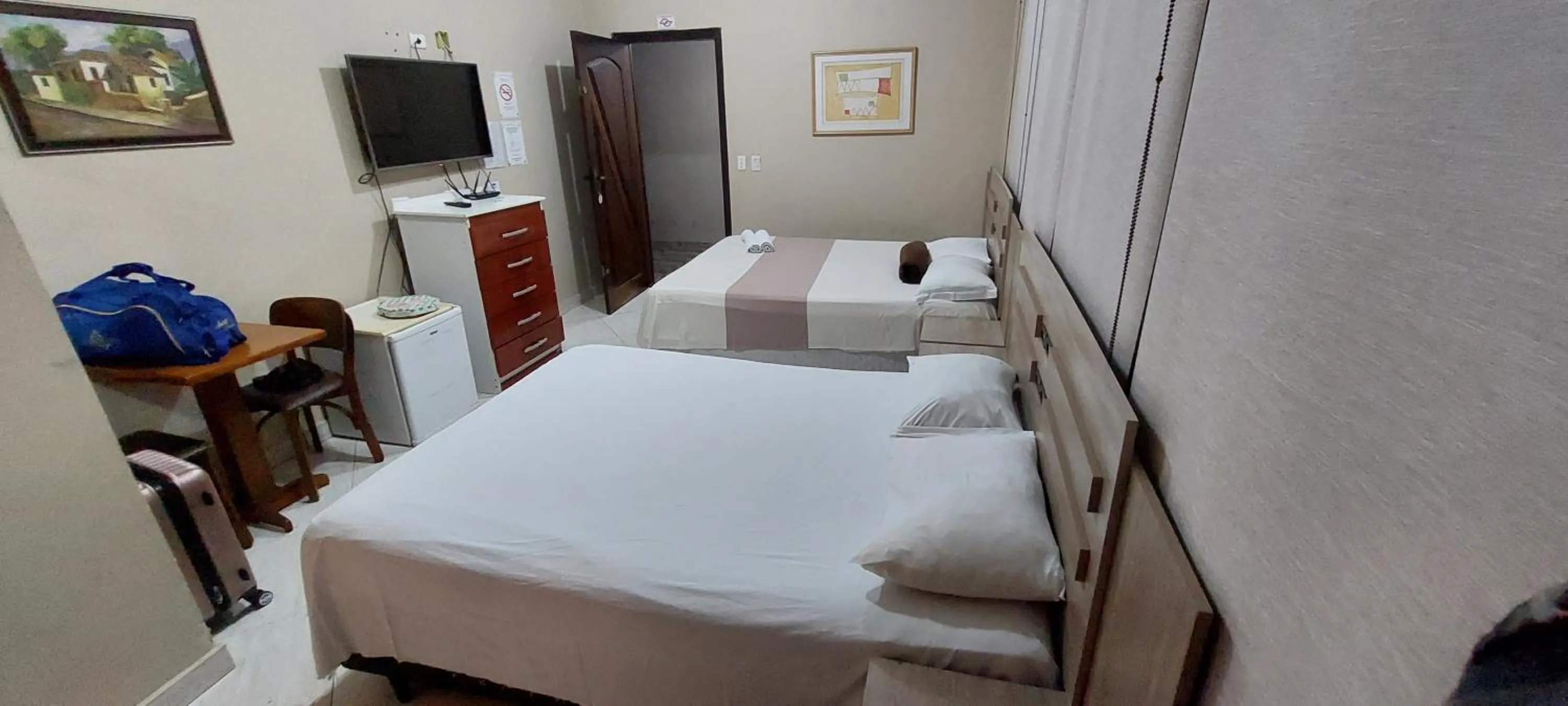 Bed in Pousada Zambeze