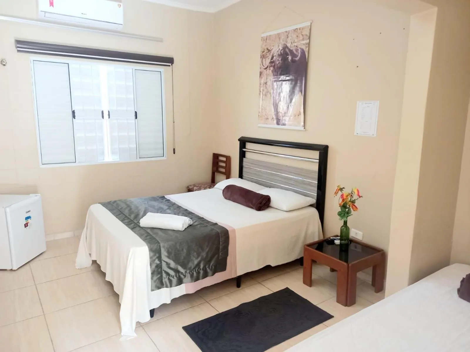 Bed in Pousada Zambeze