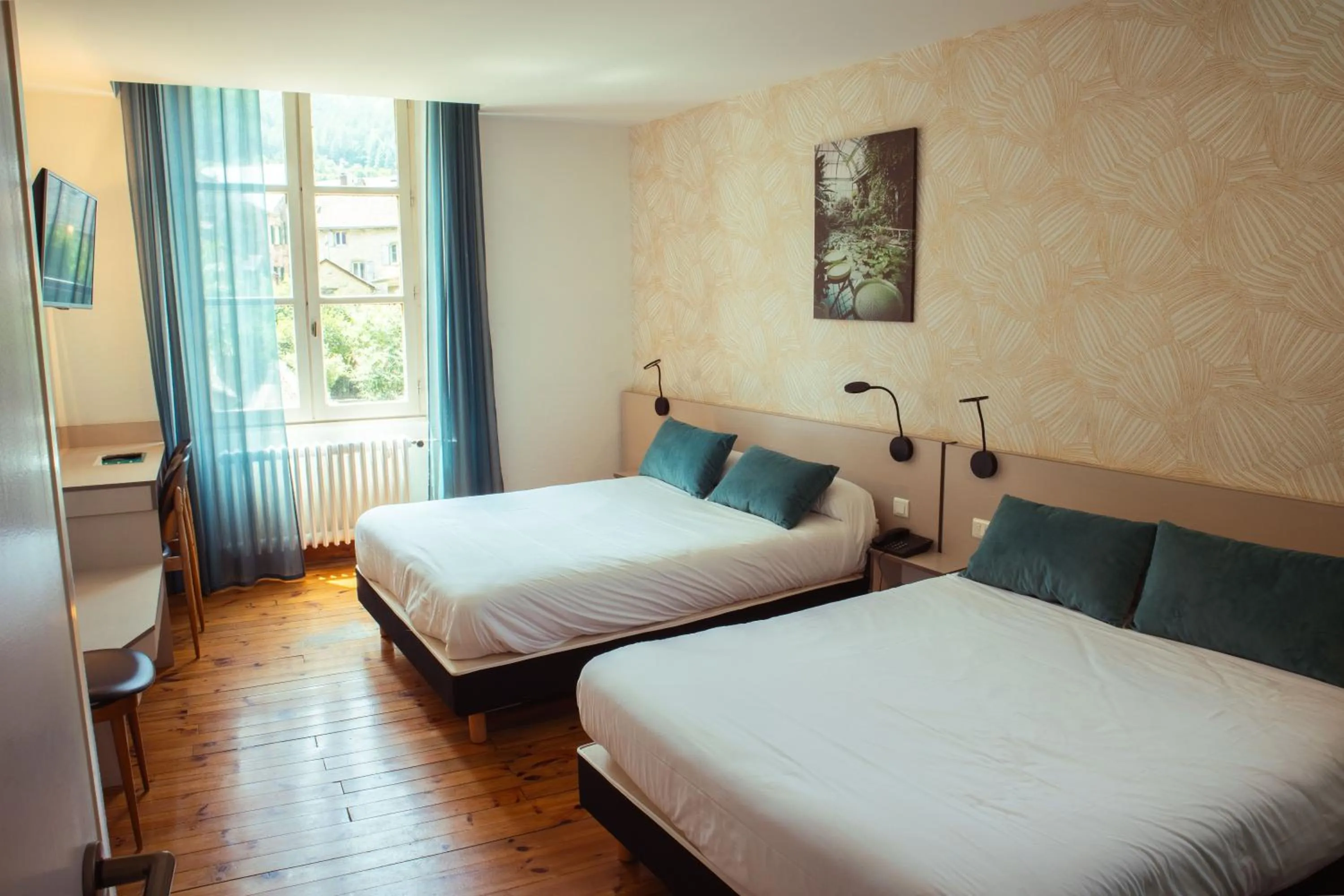 Bed in Grand Hôtel du Parc