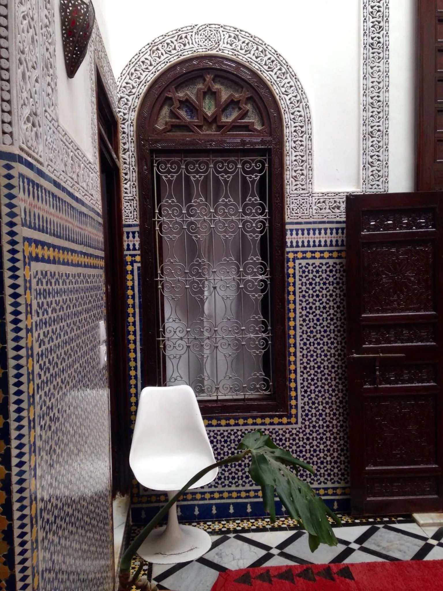 Lobby or reception in Riad Tizwa Fes